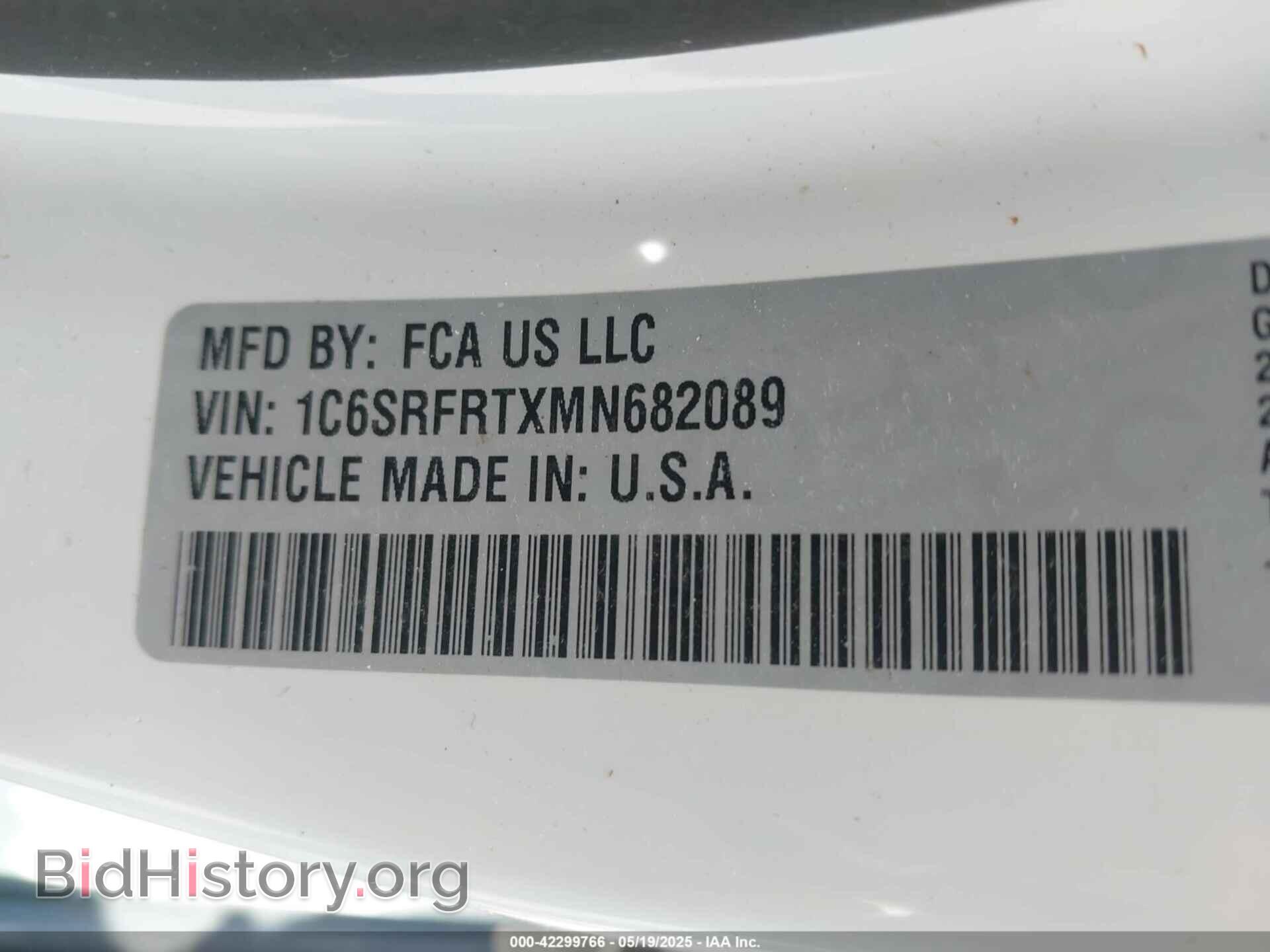 2021 RAM 1500 - VIN: 1C6SRFRTXMN682089 - Фото 9