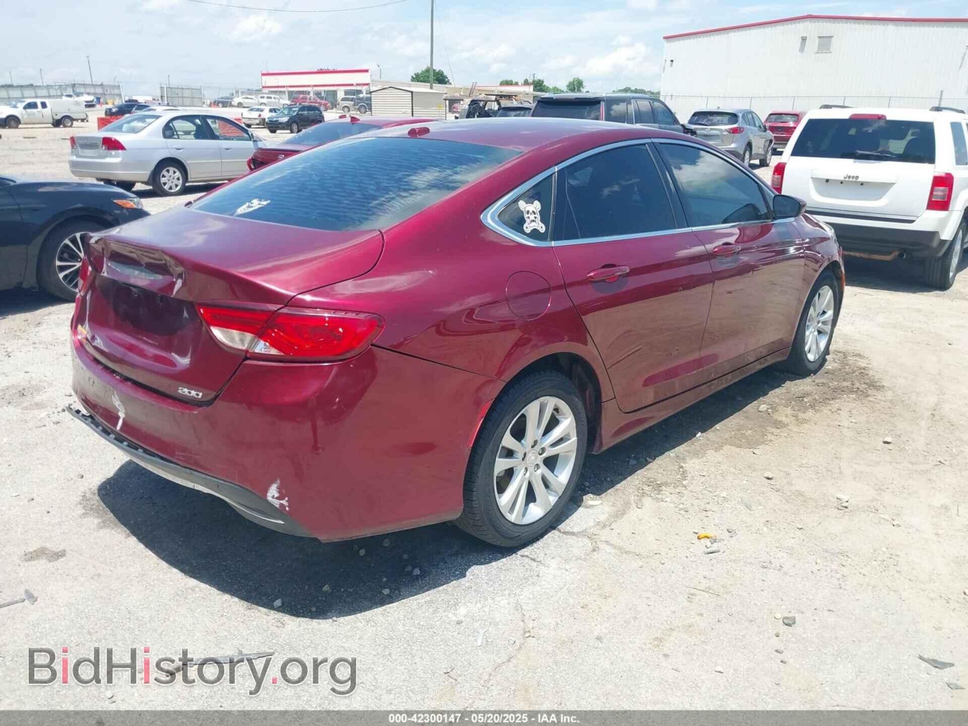 2015 CHRYSLER 200 - VIN: 1C3CCCAB1FN558476 - Фото 4