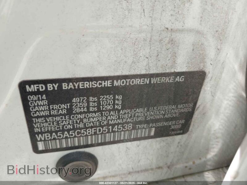 2015 BMW 528I (VIN WBA5A5C58FD514538) — photo 9 of 17