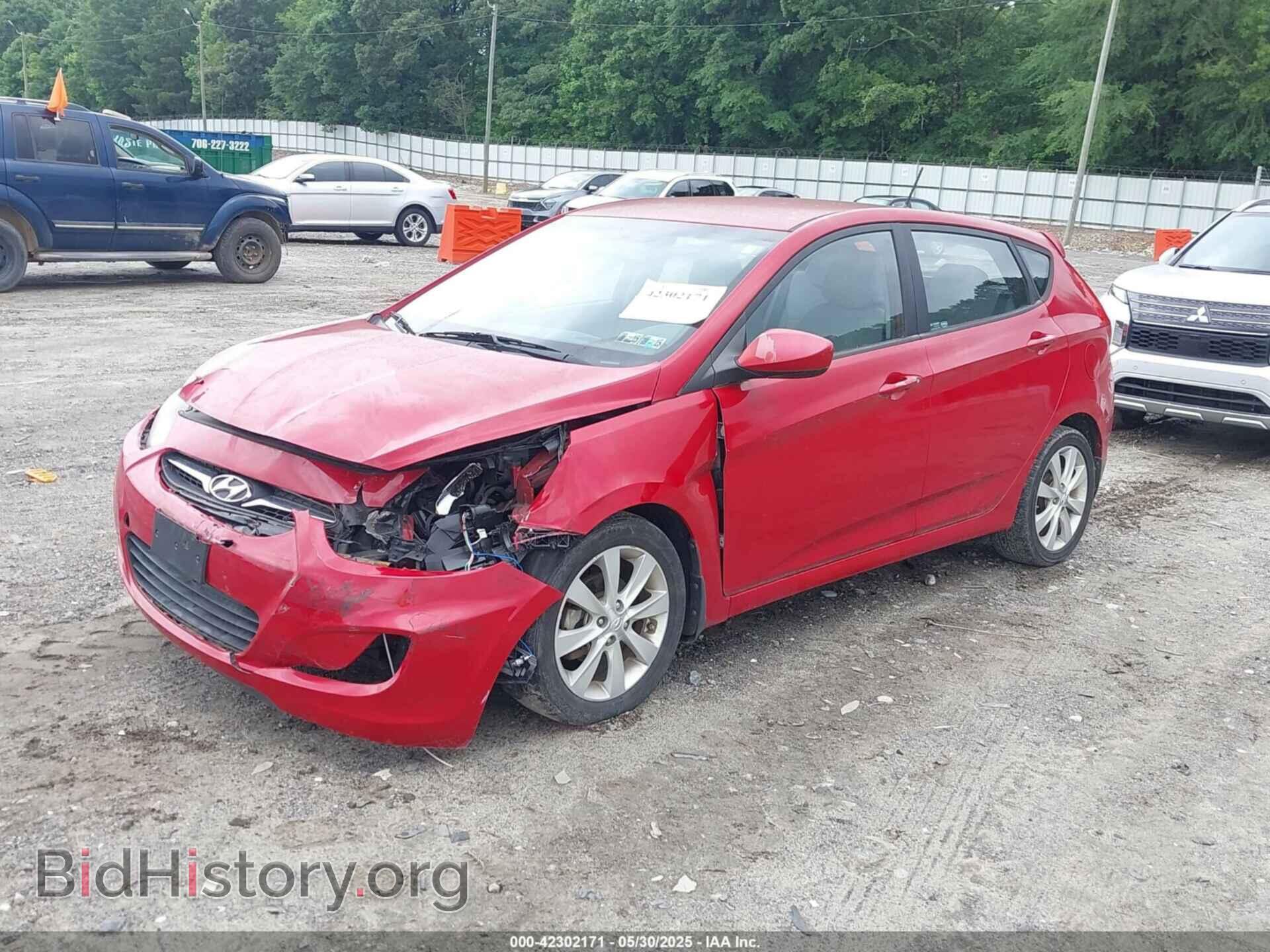 2012 HYUNDAI ACCENT - VIN: KMHCU5AE6CU011537 - Фото 2