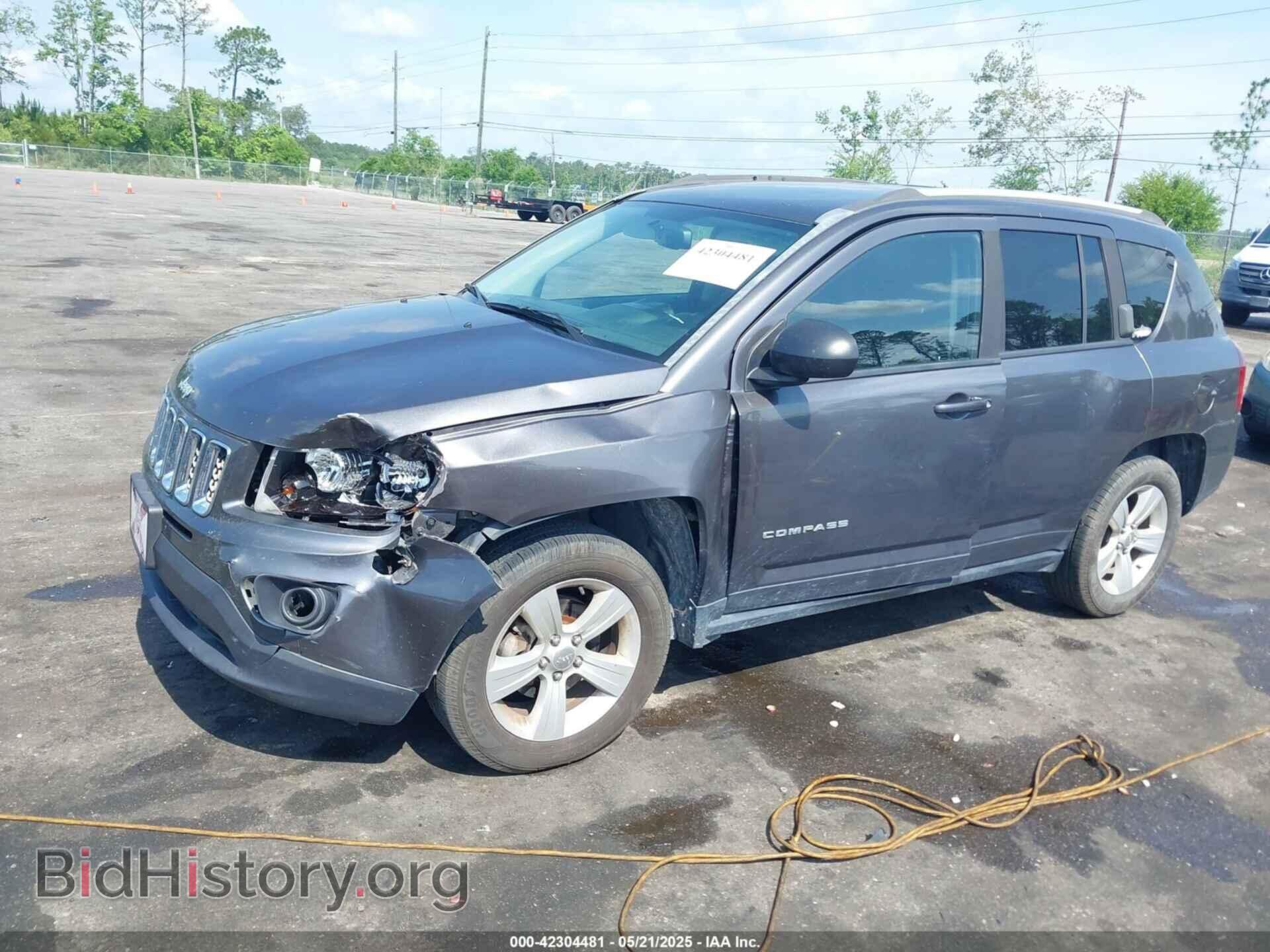 2016 JEEP COMPASS - VIN: 1C4NJDBB0GD556711 - Фото 2