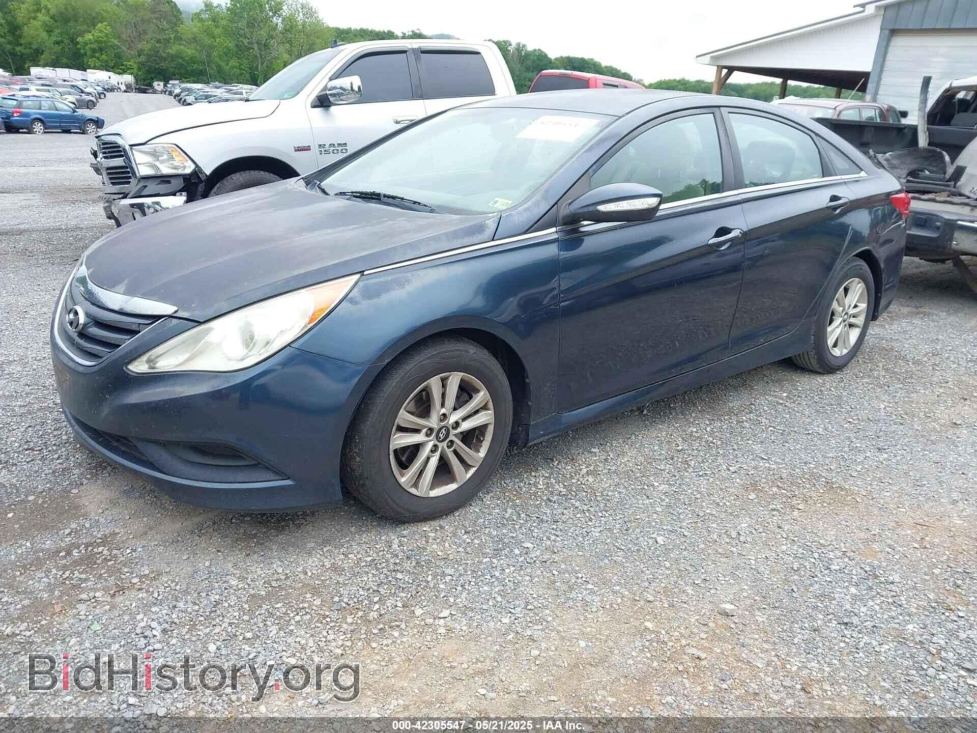 2014 HYUNDAI SONATA - VIN: 5NPEB4AC2EH826357 - Фото 2