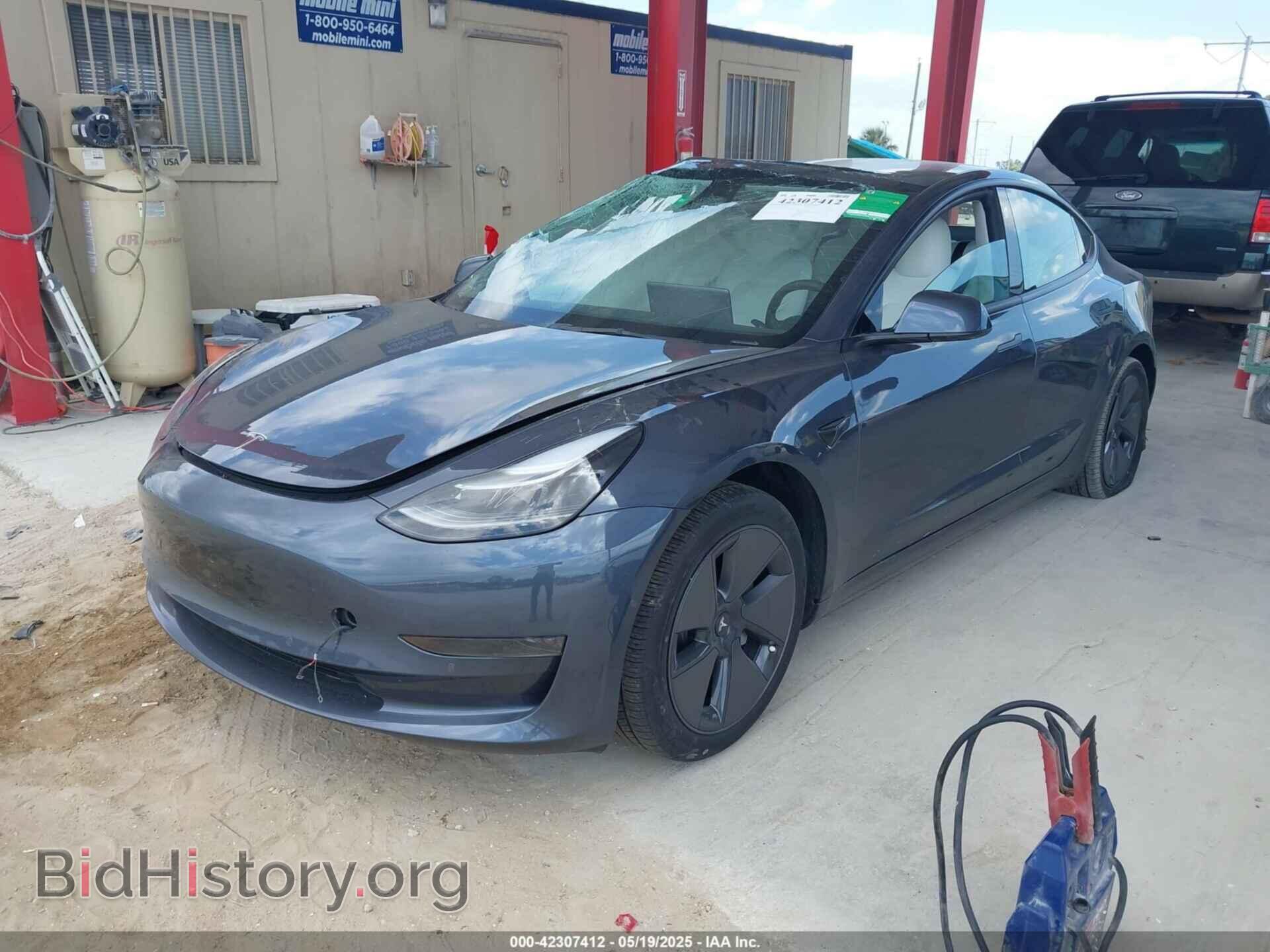 2022 TESLA MODEL 3 - VIN: 5YJ3E1EA7NF342883 - Фото 2