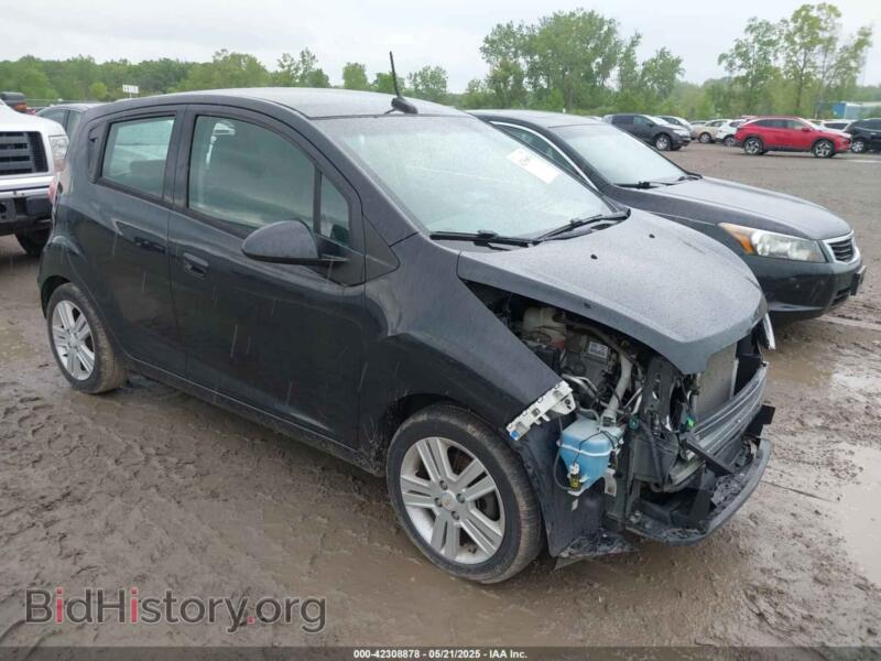 2014 Chevrolet SPARK LS Manual (VIN KL8CA6S97EC590219) — фото 1 из 12, IAAI, повреждение: передняя часть
