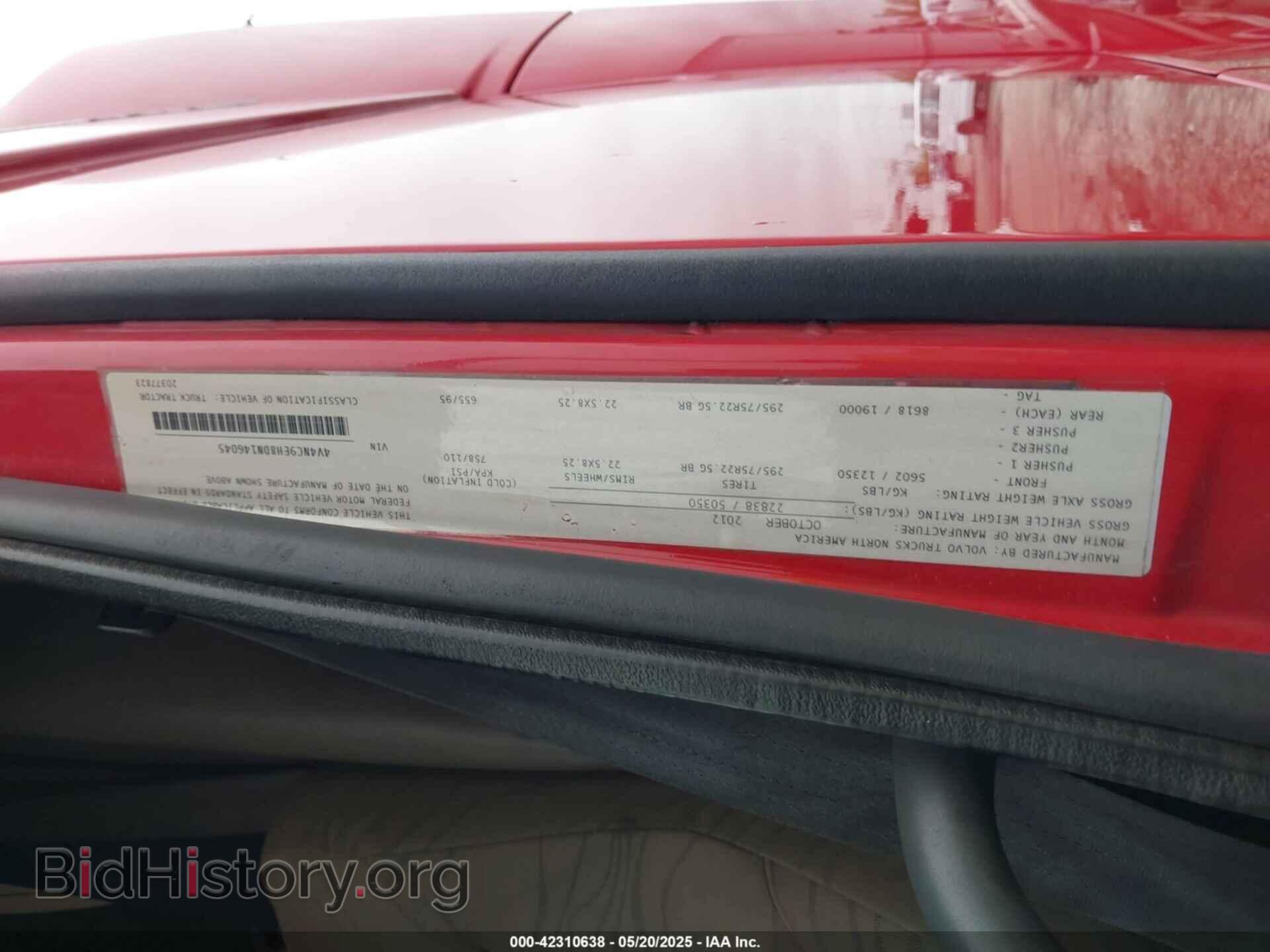 2013 VOLVO VN - VIN: 4V4NC9EH8DN146045 - Фото 8