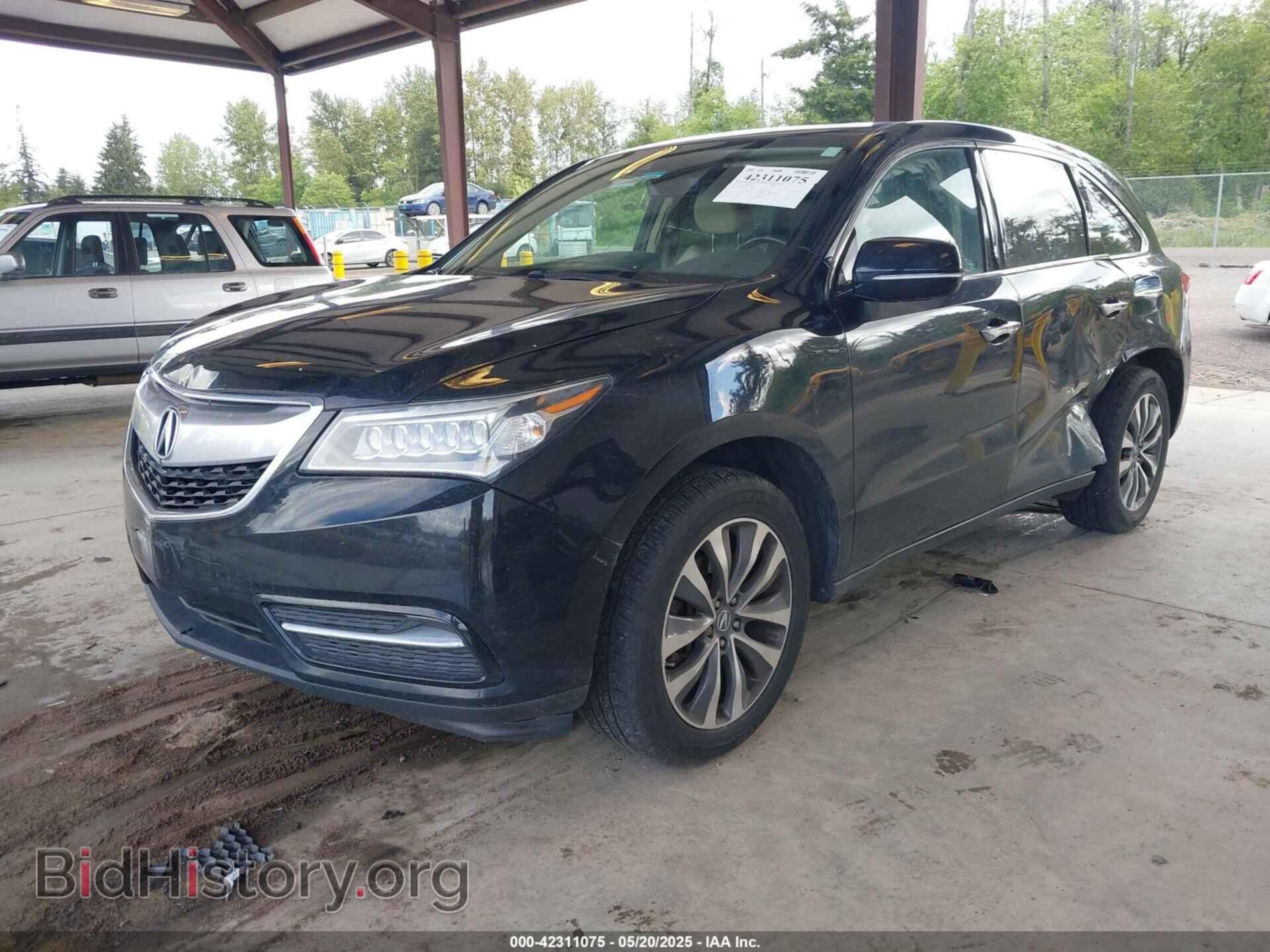2016 ACURA MDX - VIN: 5FRYD4H44GB009199 - Фото 2
