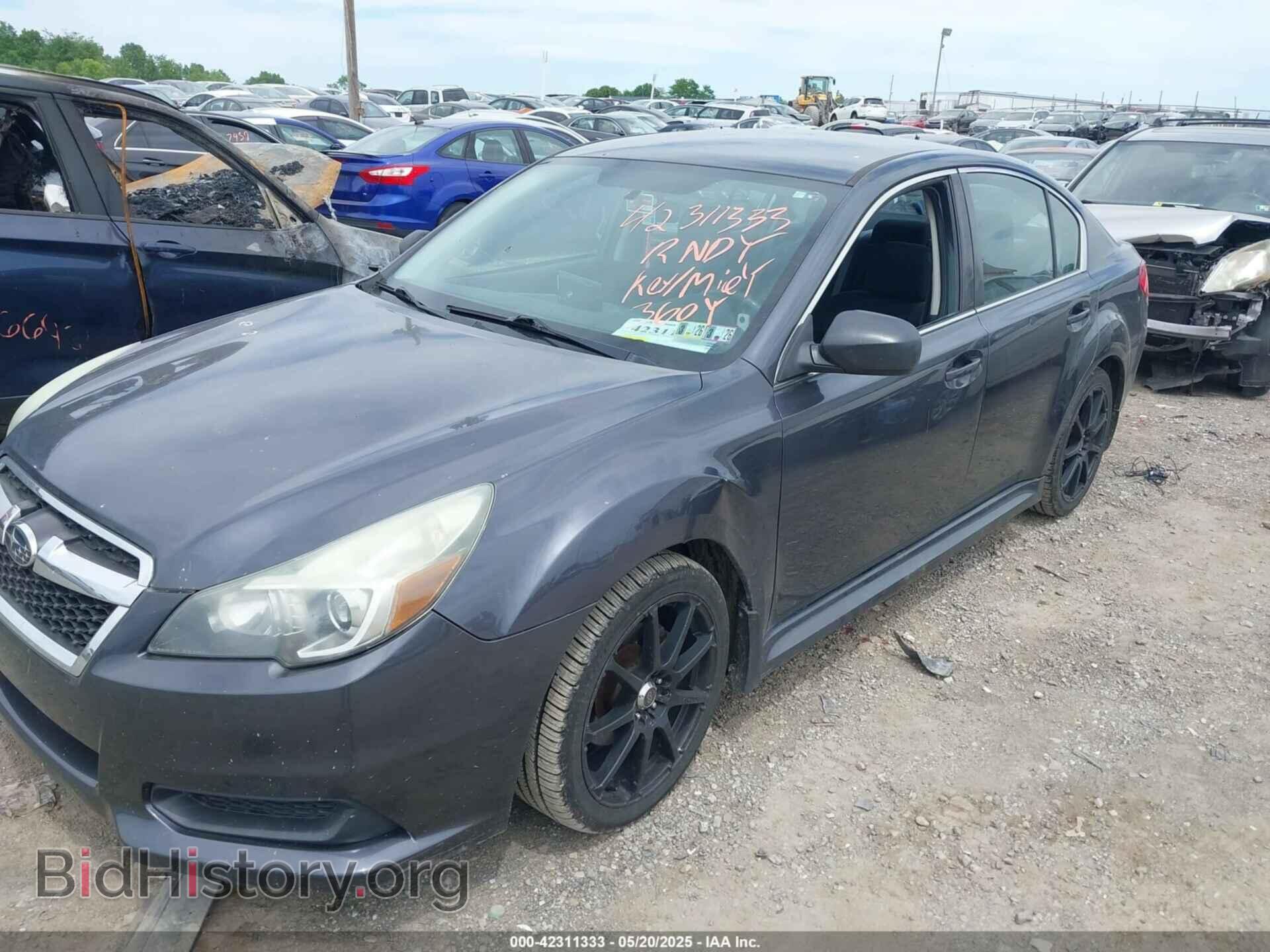 2013 SUBARU LEGACY - VIN: 4S3BMBA62D3030438 - Фото 2