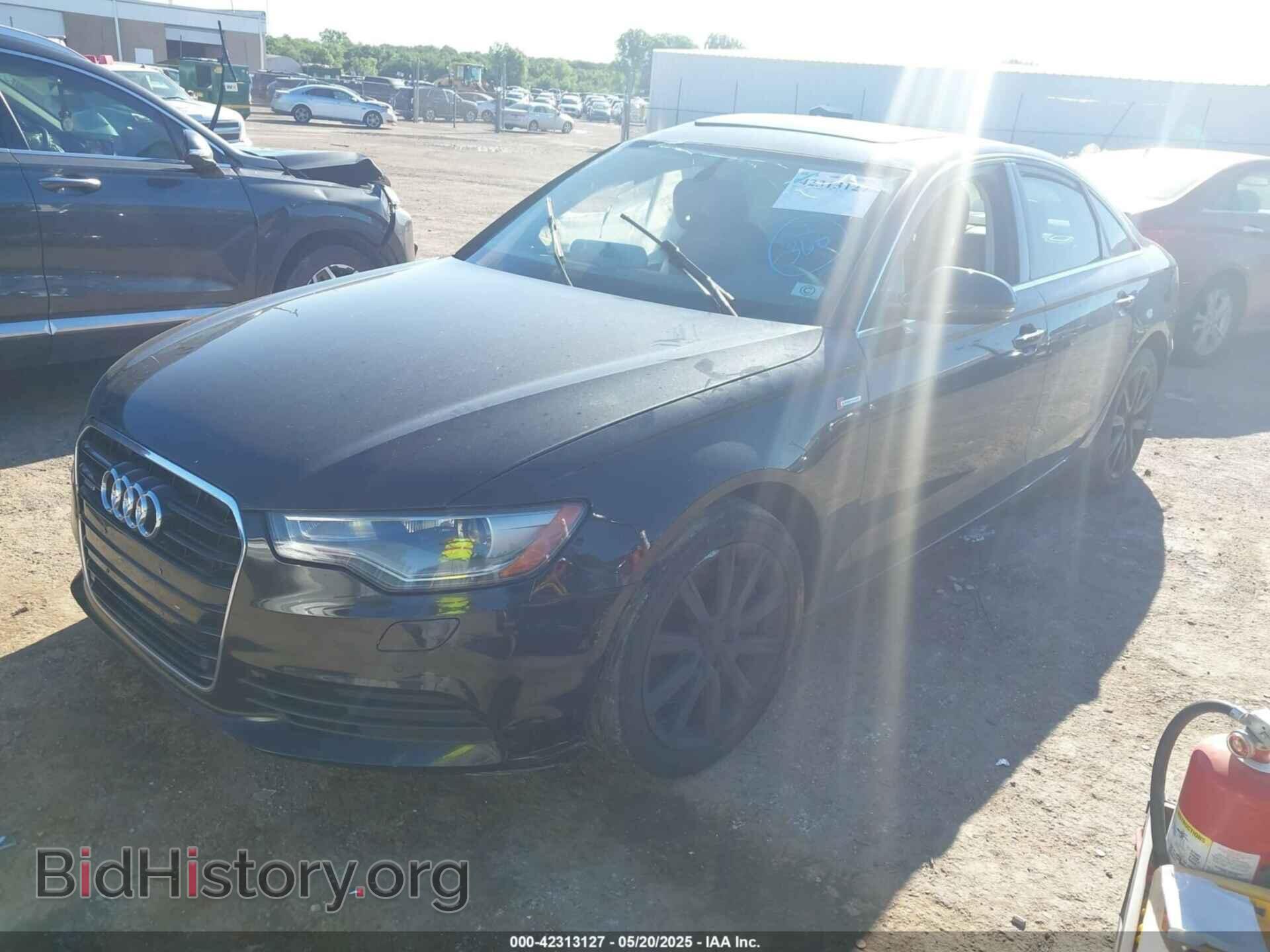 2013 AUDI A6 - VIN: WAUGGAFCXDN143688 - Фото 2