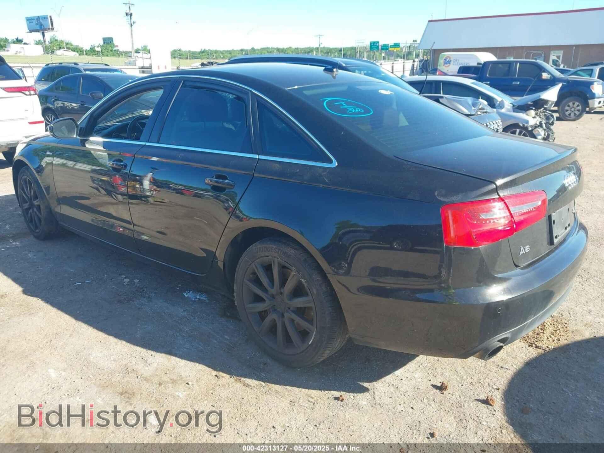 2013 AUDI A6 - VIN: WAUGGAFCXDN143688 - Фото 3