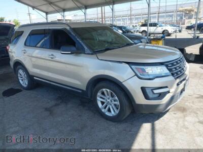 2017 Ford EXPLORER XLT, коричневый — VIN 1FM5K7D85HGD89676, IAAI