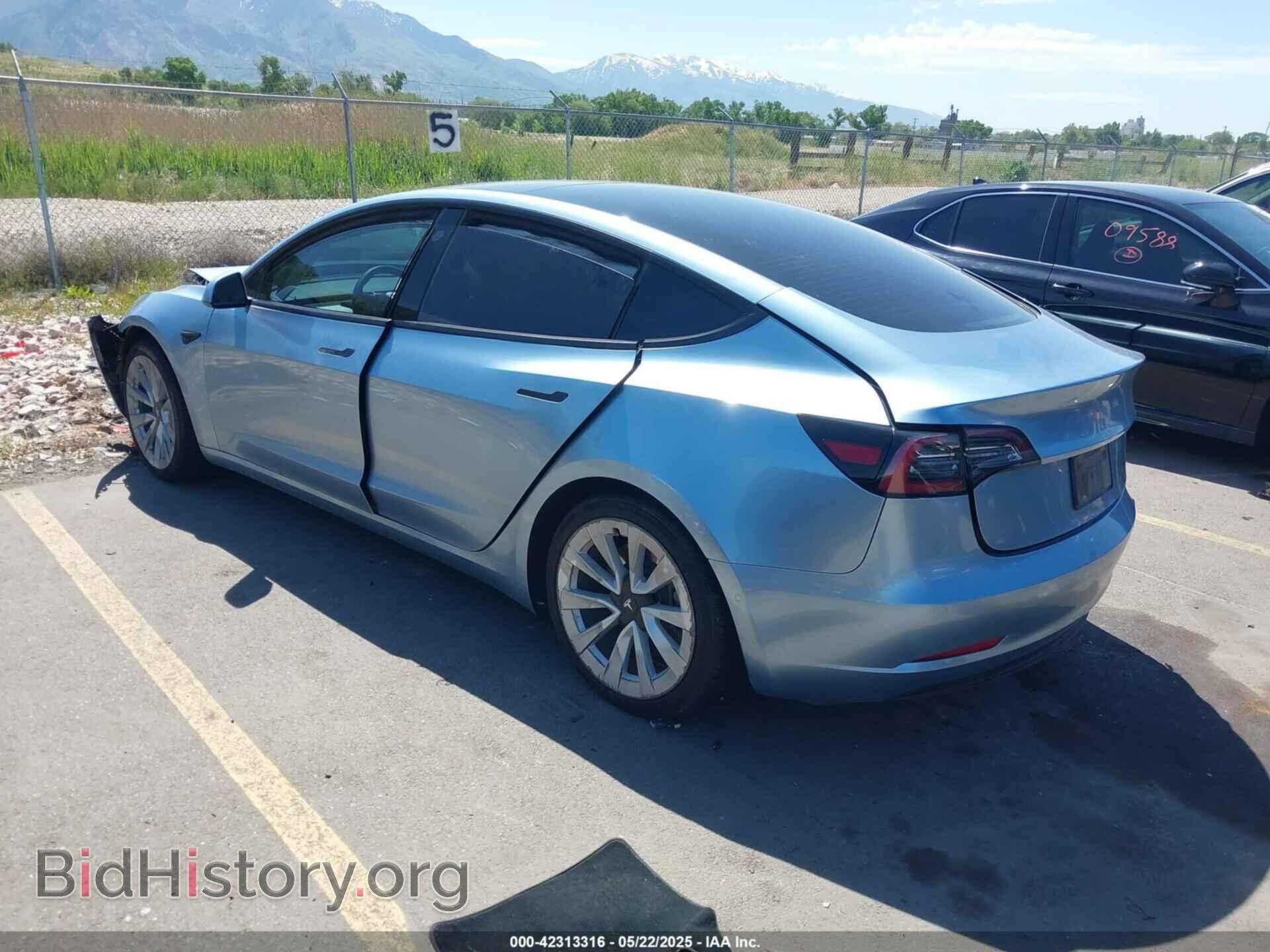 2022 TESLA MODEL 3 - VIN: 5YJ3E1EB5NF270106 - Фото 3