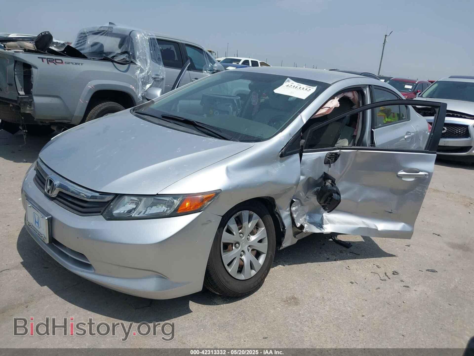 2012 HONDA CIVIC - VIN: 2HGFB2F55CH526936 - Фото 2