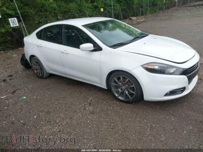 2013 Dodge DART SXT, white — VIN 1C3CDFBA9DD339627, IAAI