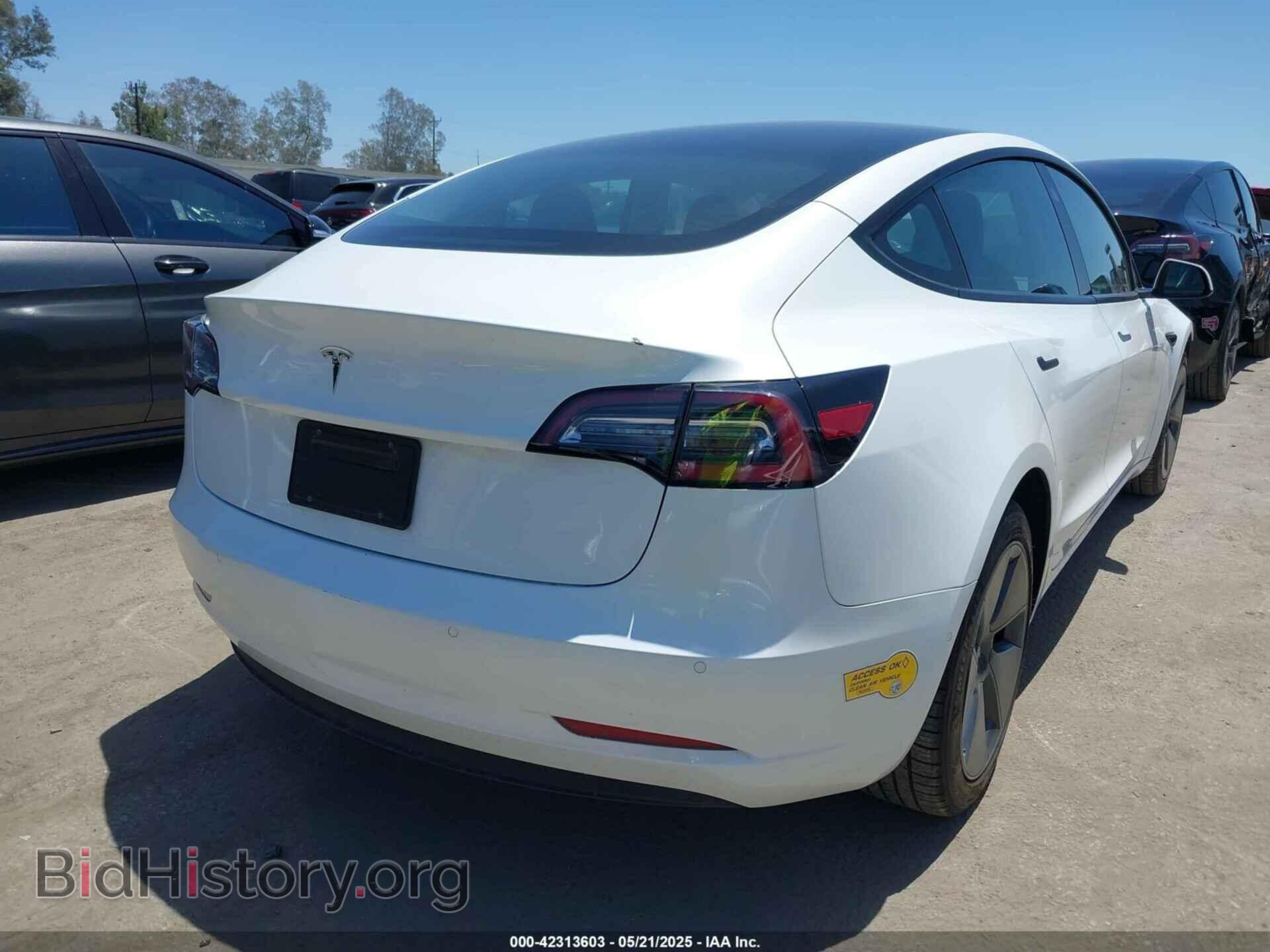2022 TESLA MODEL 3 - VIN: 5YJ3E1EA6NF376605 - Фото 4