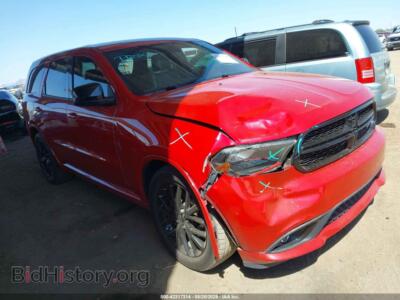 2015 Dodge DURANGO SXT, красный — VIN 1C4RDHAG6FC907302, IAAI