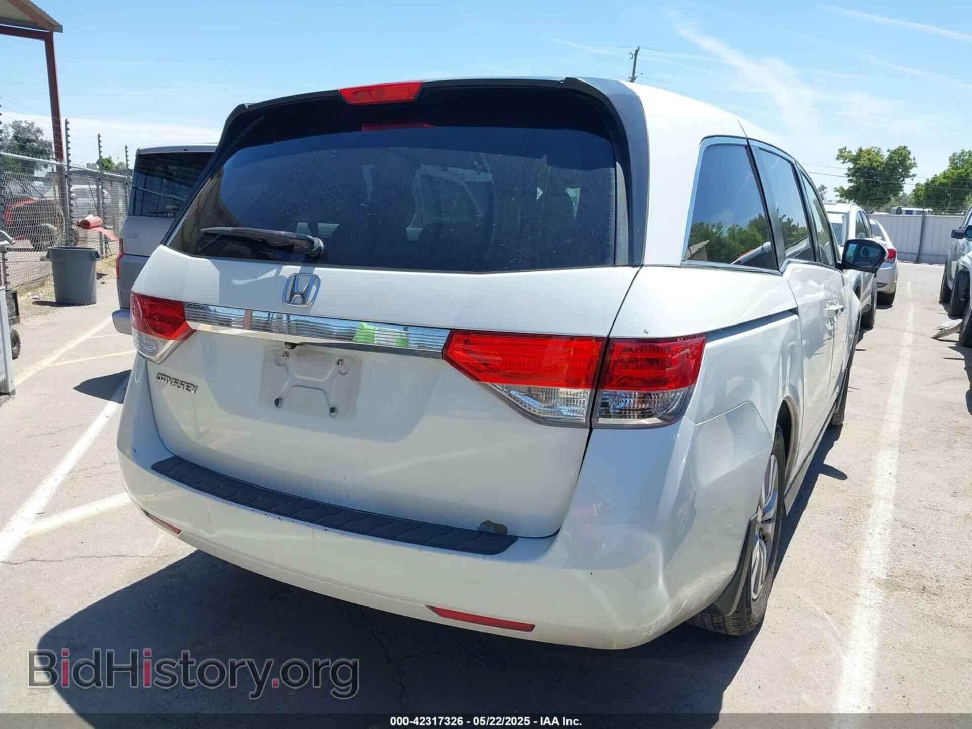 2014 HONDA ODYSSEY - VIN: 5FNRL5H67EB112372 - Фото 4