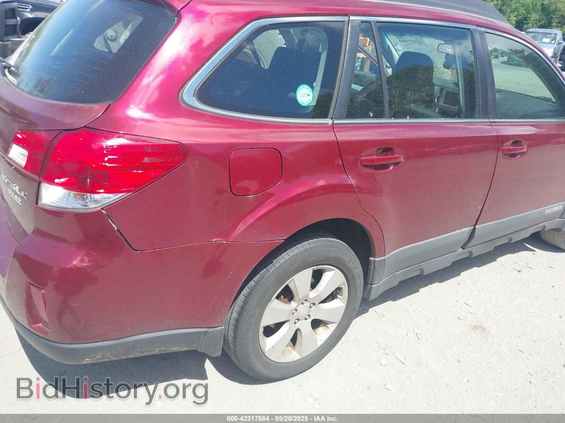 2012 SUBARU OUTBACK - VIN: 4S4BRBAC6C3284610 - Фото 6