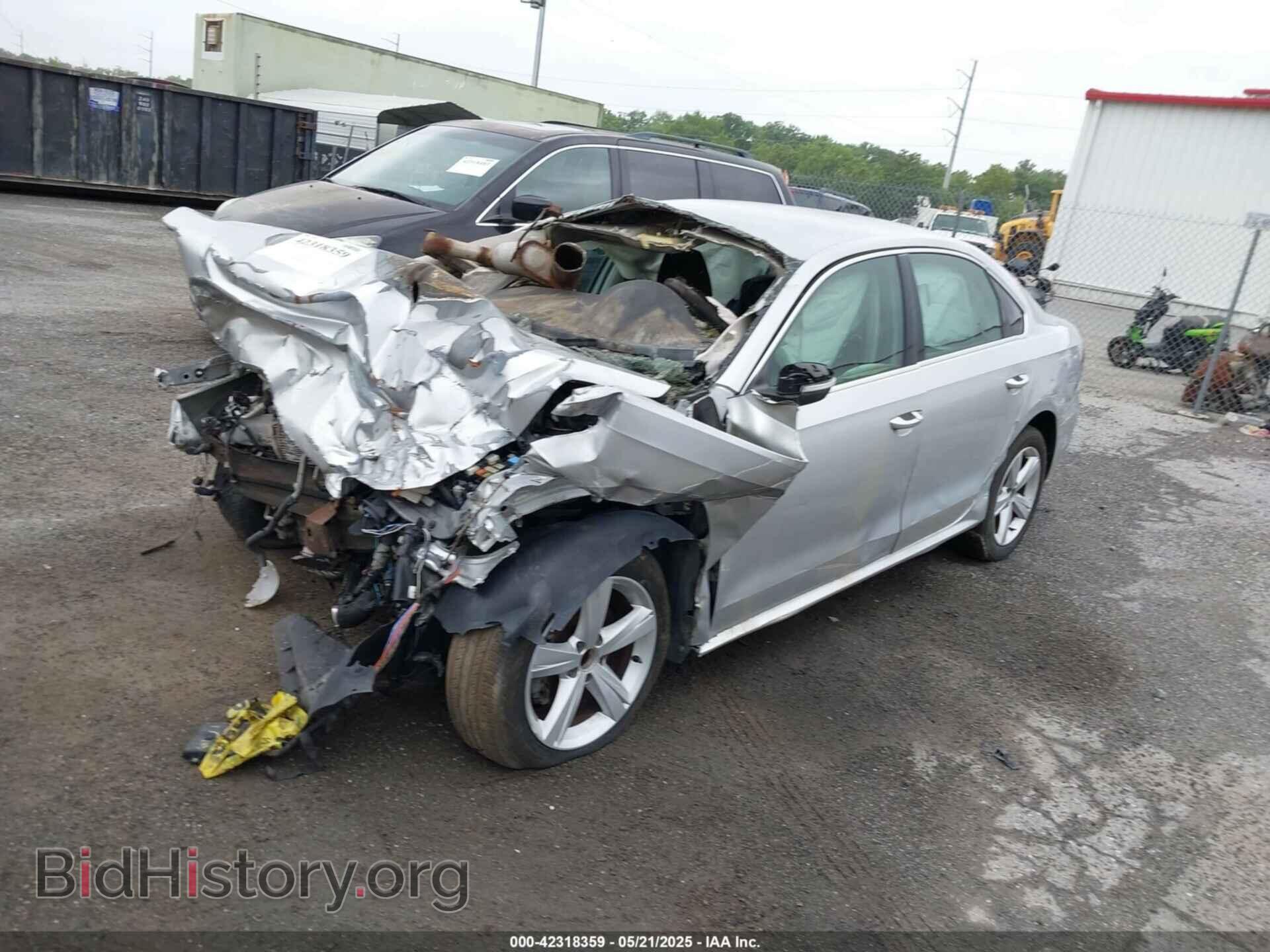 2014 VOLKSWAGEN PASSAT - VIN: 1VWAT7A38EC032808 - Фото 2