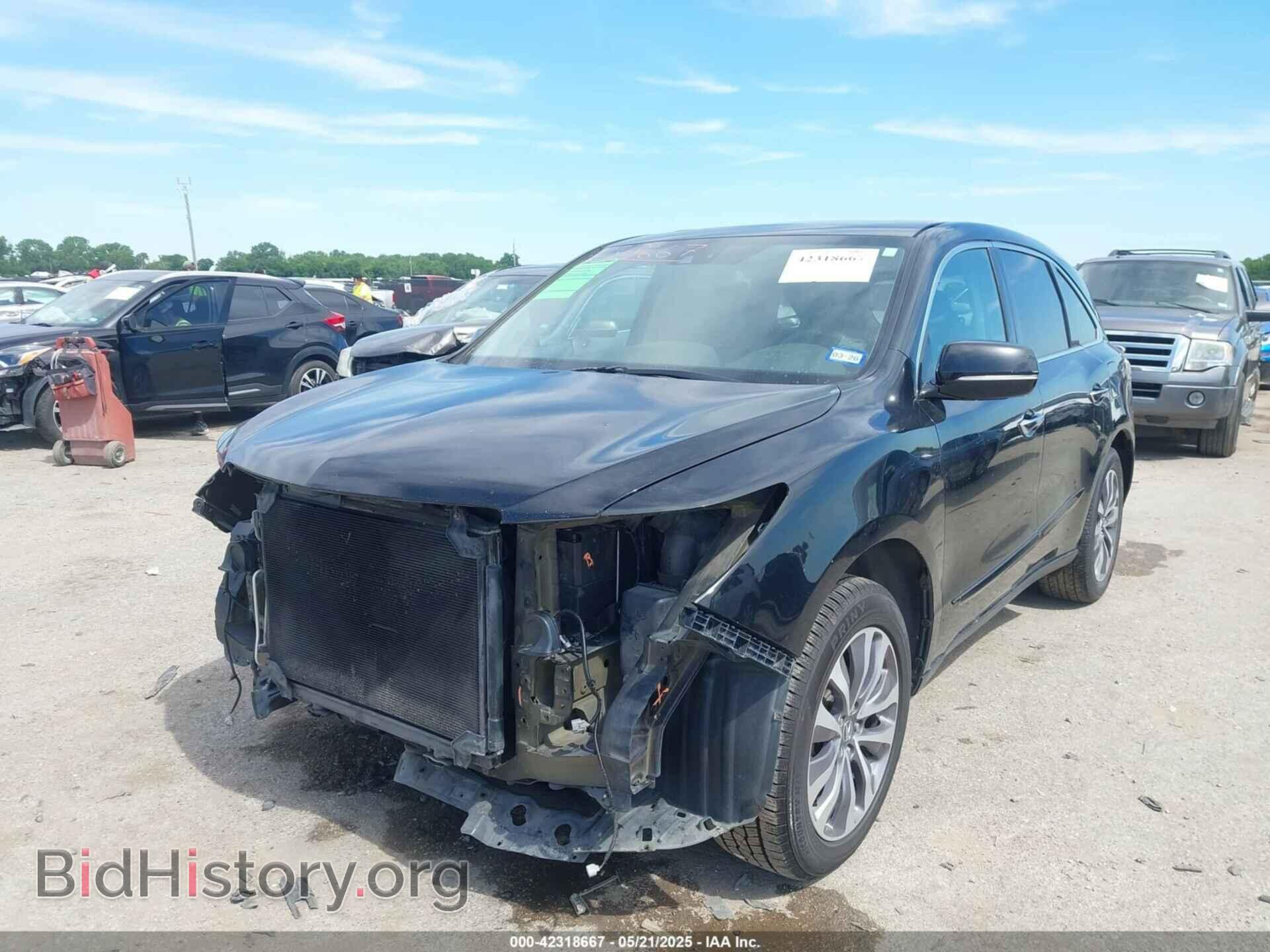 2014 ACURA MDX - VIN: 5FRYD4H46EB001148 - Фото 2