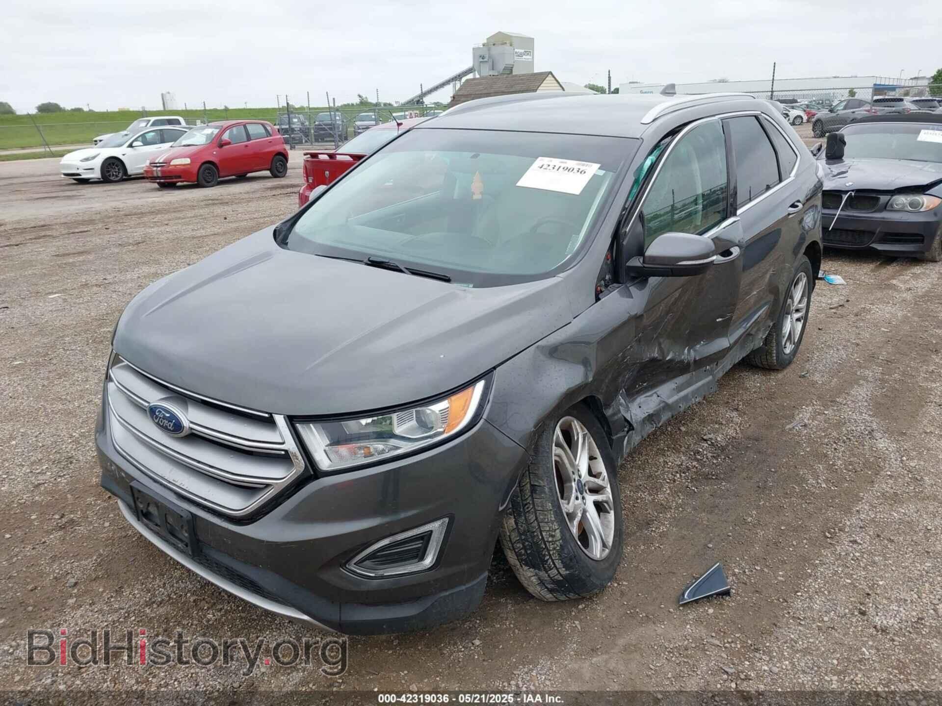 2015 FORD EDGE - VIN: 2FMTK4K9XFBB10311 - Фото 2