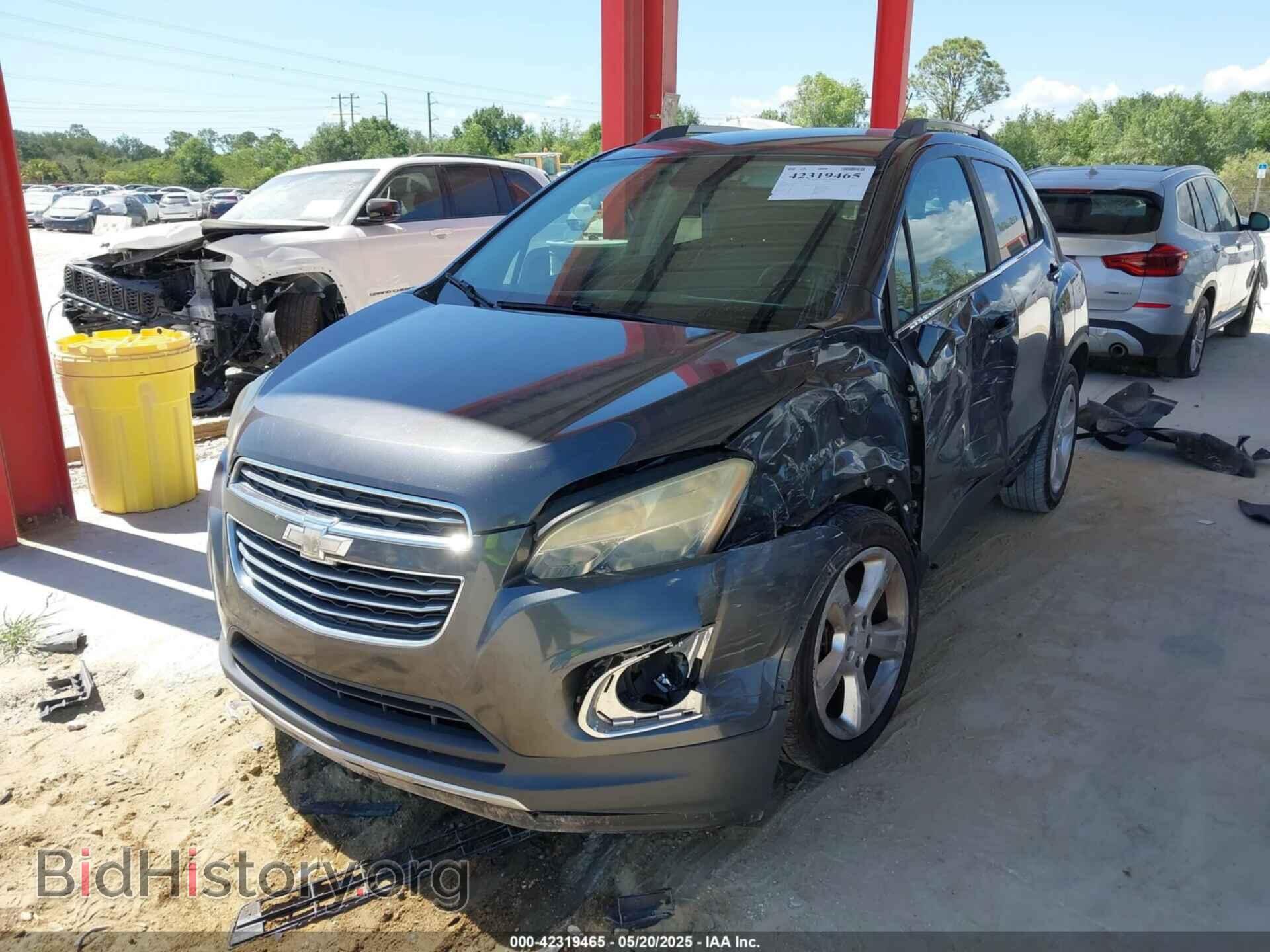 2016 CHEVROLET TRAX - VIN: 3GNCJMSB4GL171645 - Фото 2