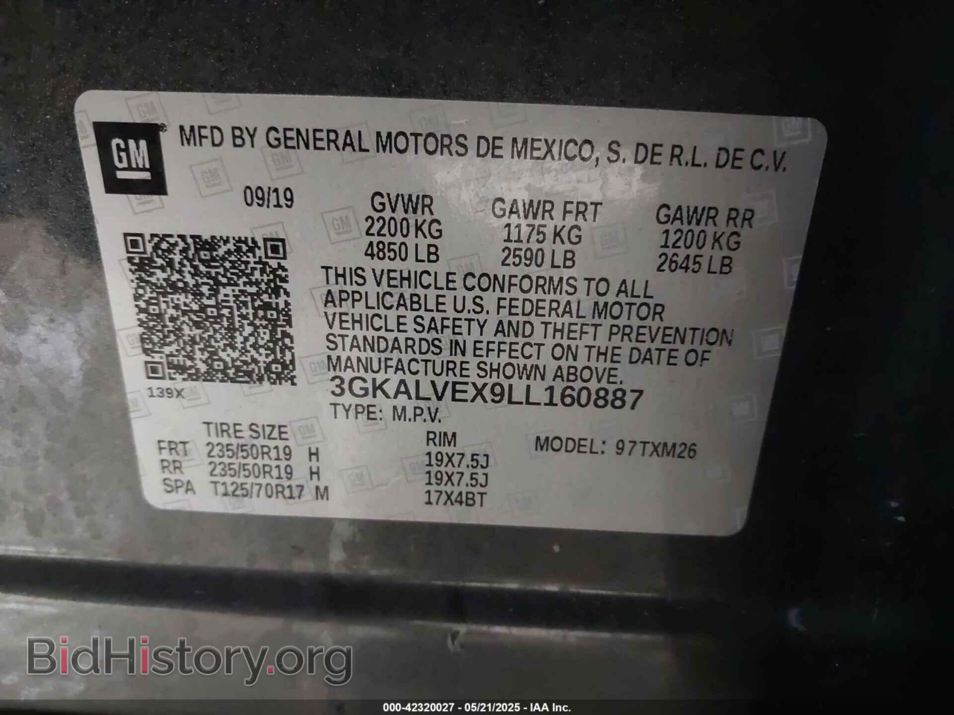 2020 GMC TERRAIN - VIN: 3GKALVEX9LL160887 - Фото 9