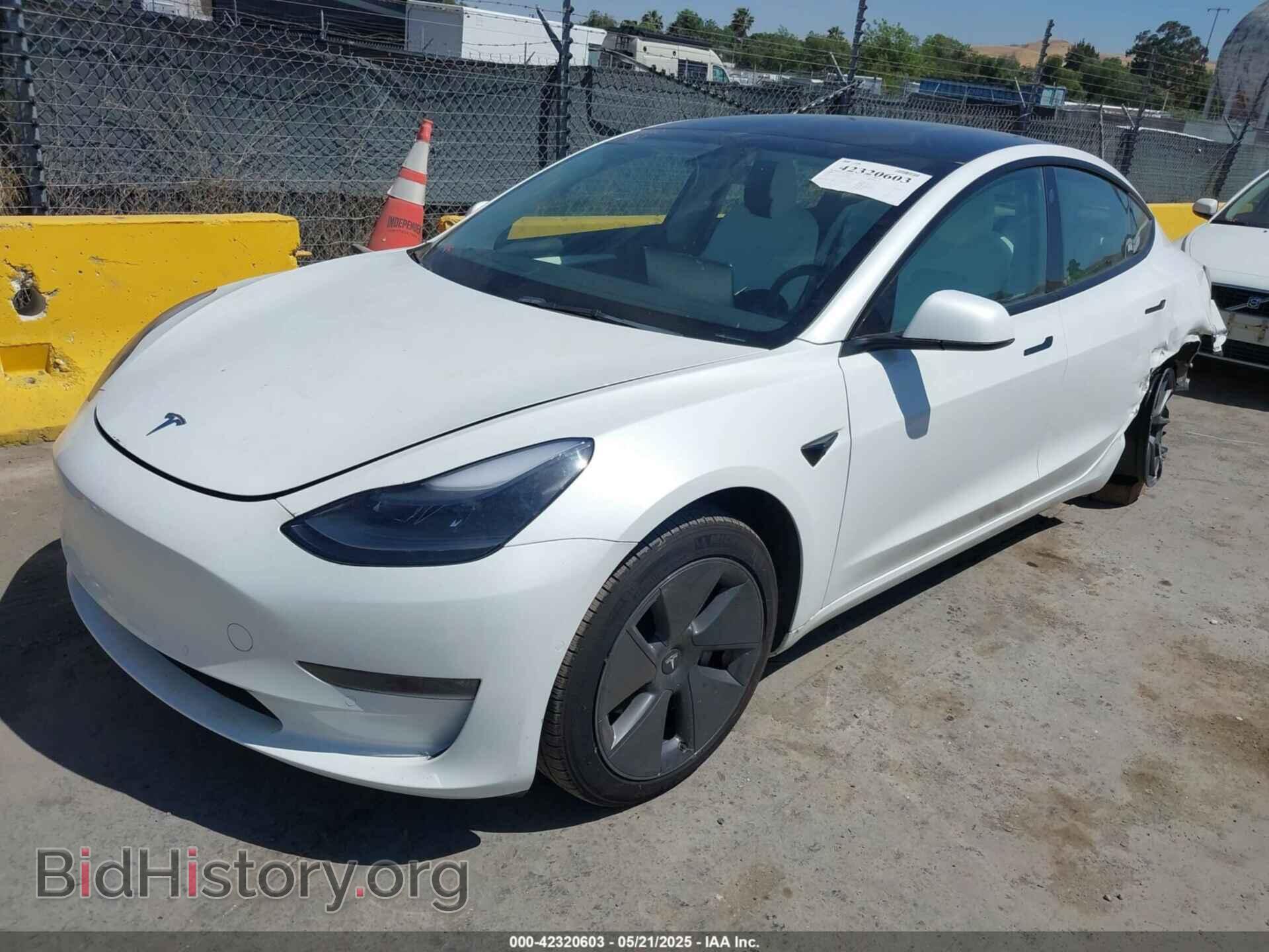 2022 TESLA MODEL 3 - VIN: 5YJ3E1EB4NF169400 - Фото 2