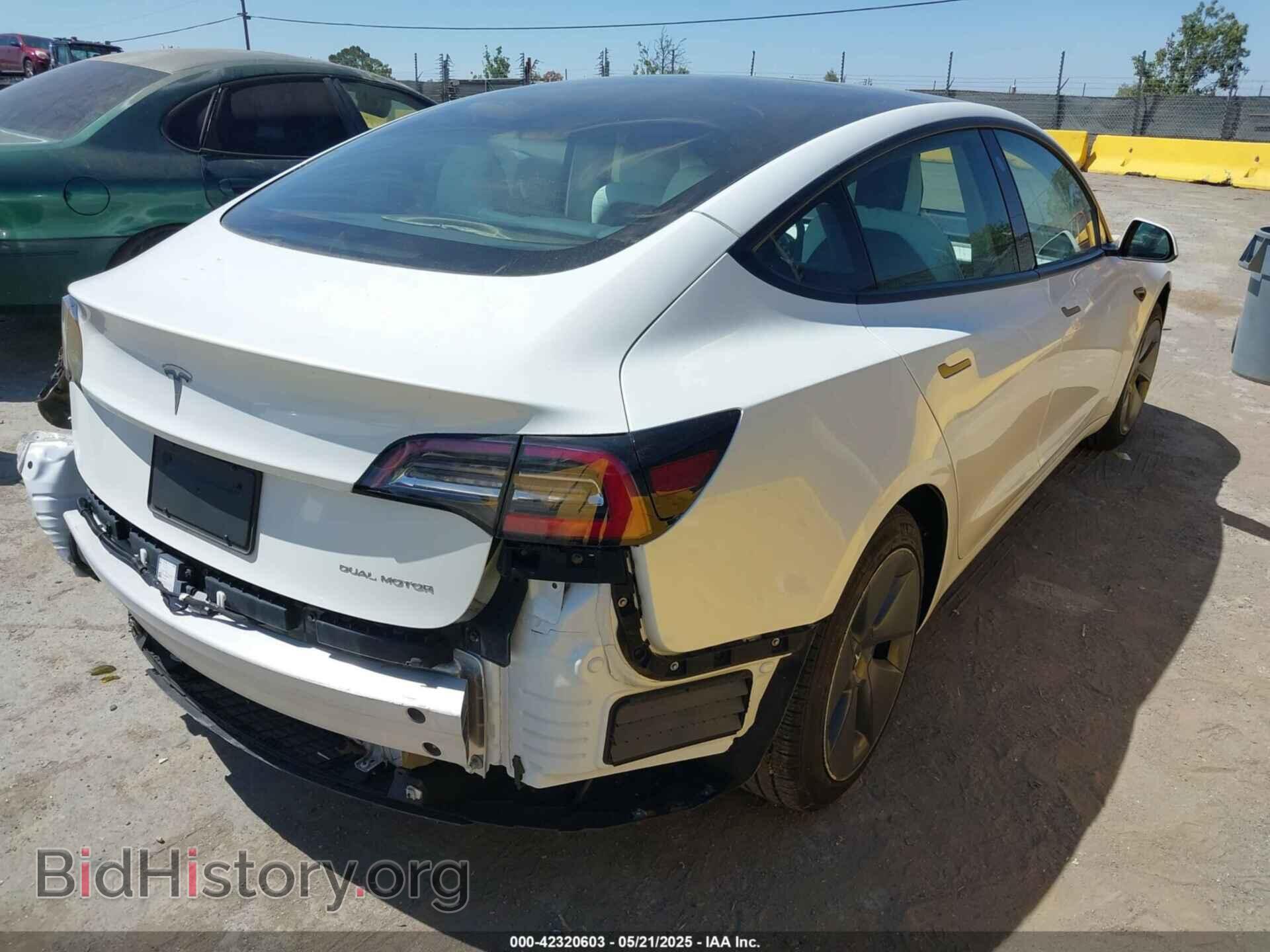 2022 TESLA MODEL 3 - VIN: 5YJ3E1EB4NF169400 - Фото 4