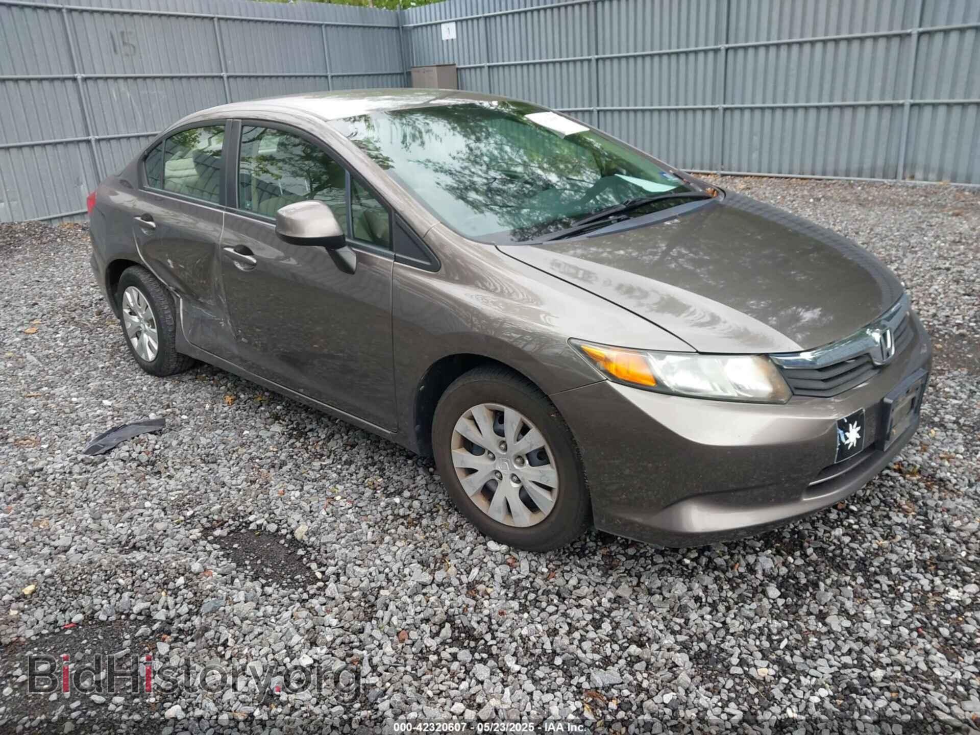 Фотография JHMFB2F59CS003182 - HONDA CIVIC 2012