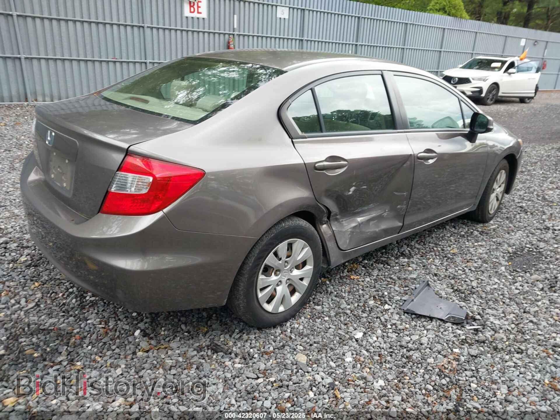 2012 HONDA CIVIC - VIN: JHMFB2F59CS003182 - Фото 4