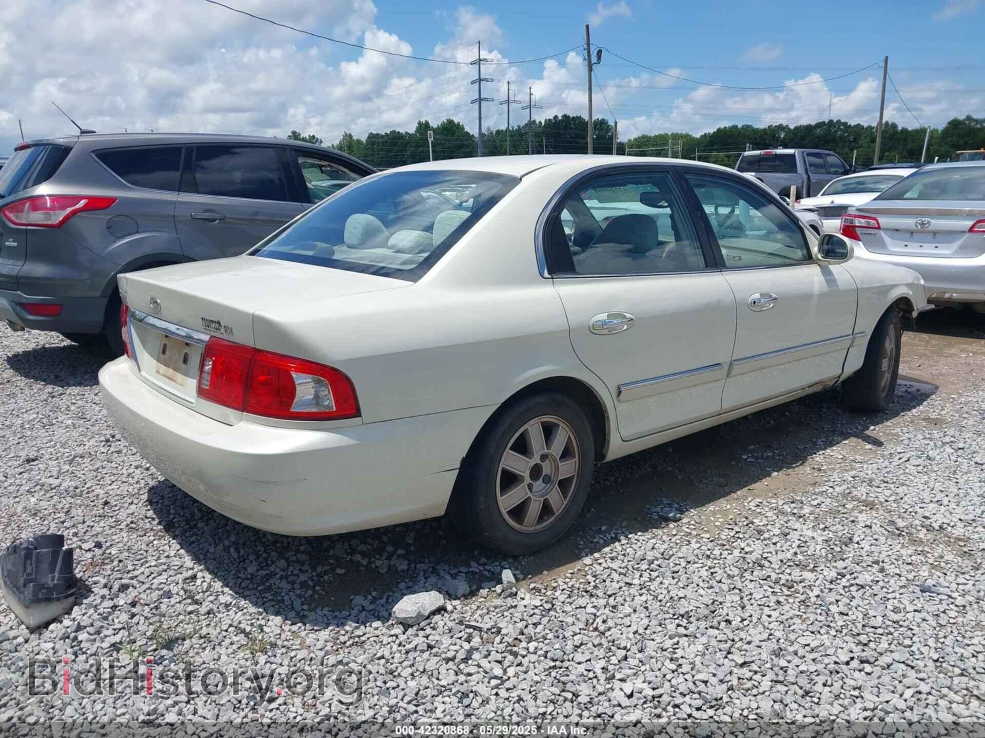 2005 KIA OPTIMA - VIN: KNAGD126X55404022 - Фото 4