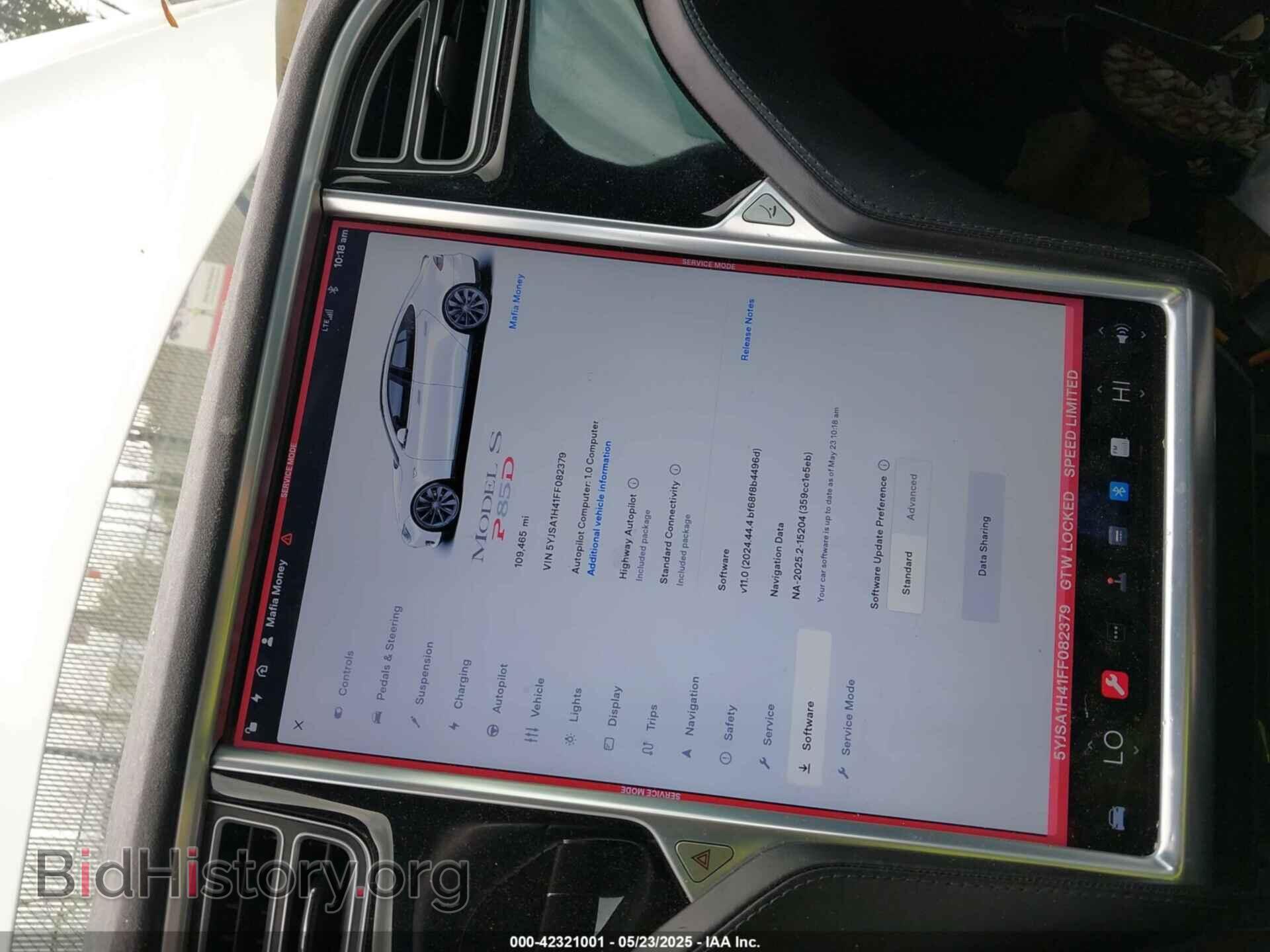 2015 TESLA MODEL S - VIN: 5YJSA1H41FF082379 - Фото 19