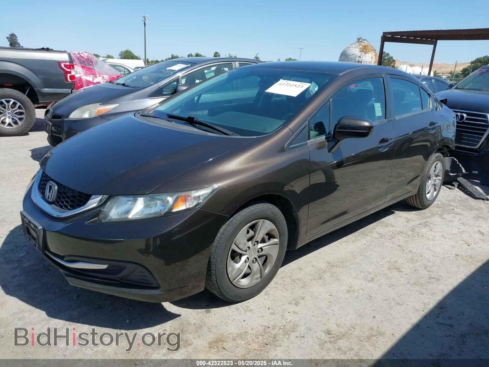2014 HONDA CIVIC - VIN: 2HGFB2F55EH537177 - Фото 2