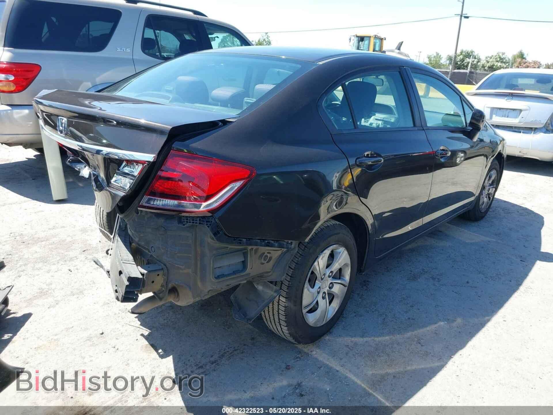 2014 HONDA CIVIC - VIN: 2HGFB2F55EH537177 - Фото 4