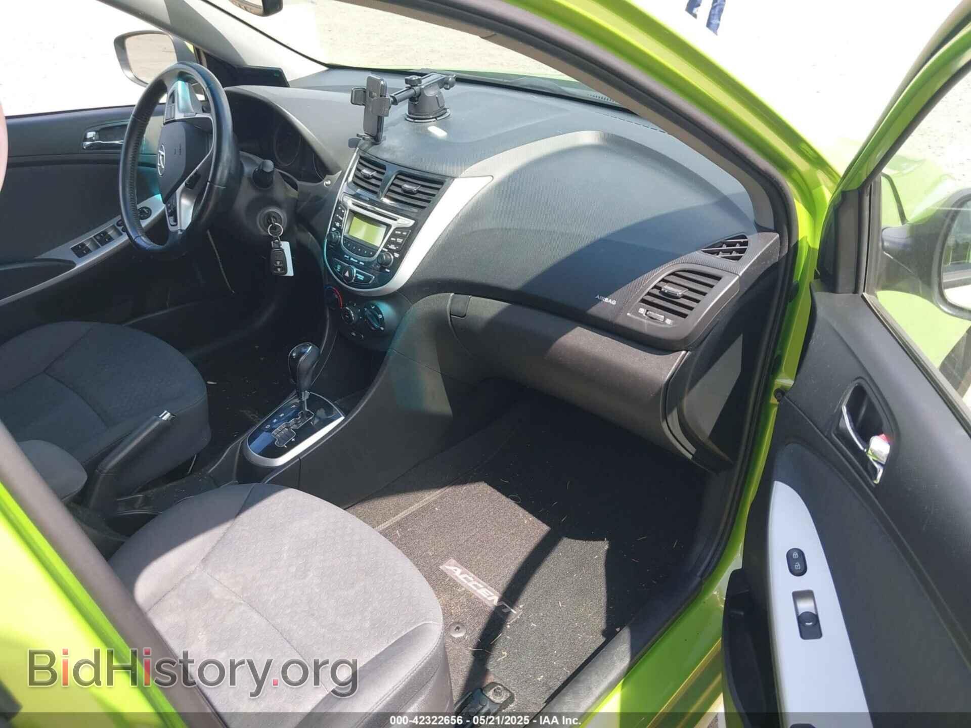 2013 HYUNDAI ACCENT - VIN: KMHCU5AE4DU115896 - Фото 5