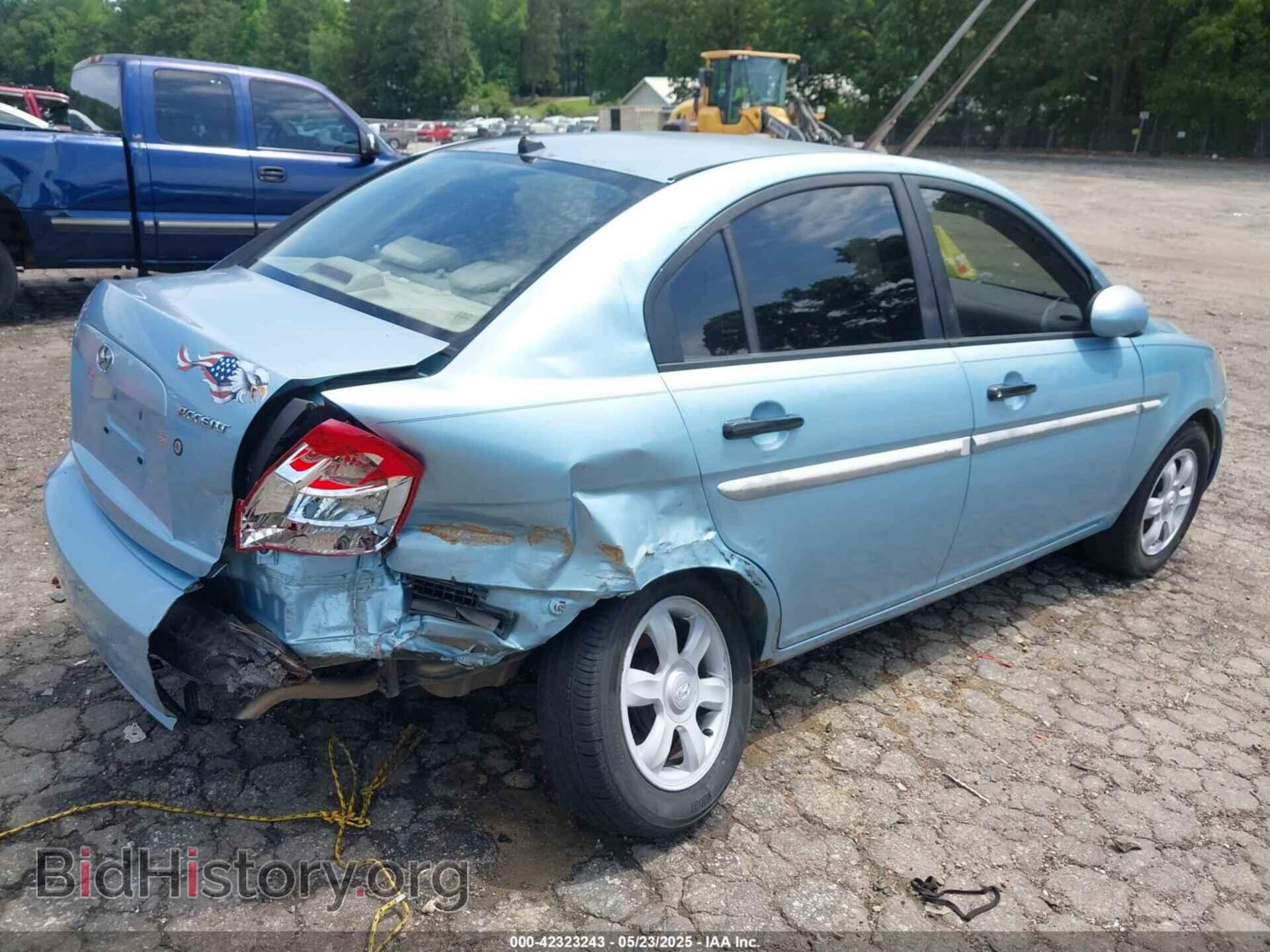 2006 HYUNDAI ACCENT - VIN: KMHCN46C26U044456 - Фото 4