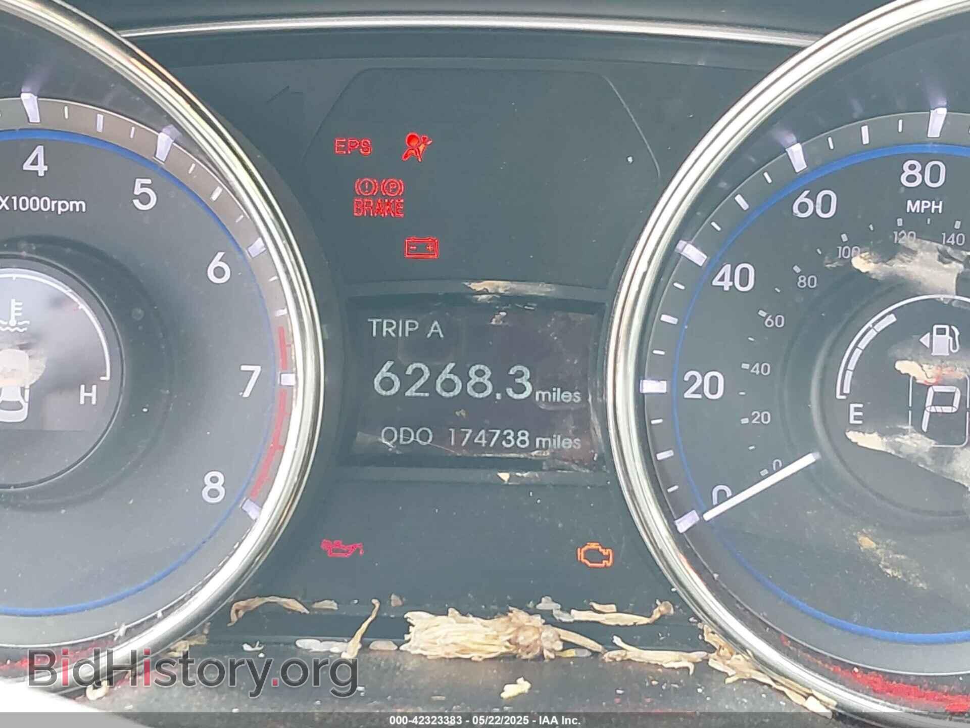 2012 HYUNDAI SONATA - VIN: 5NPEC4AC0CH428297 - Фото 7