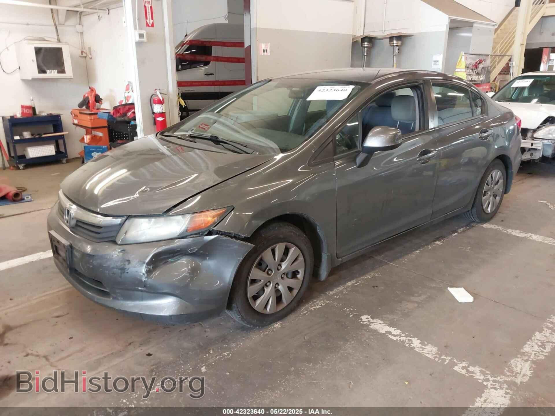 2012 HONDA CIVIC - VIN: 2HGFB2F54CH608978 - Фото 2