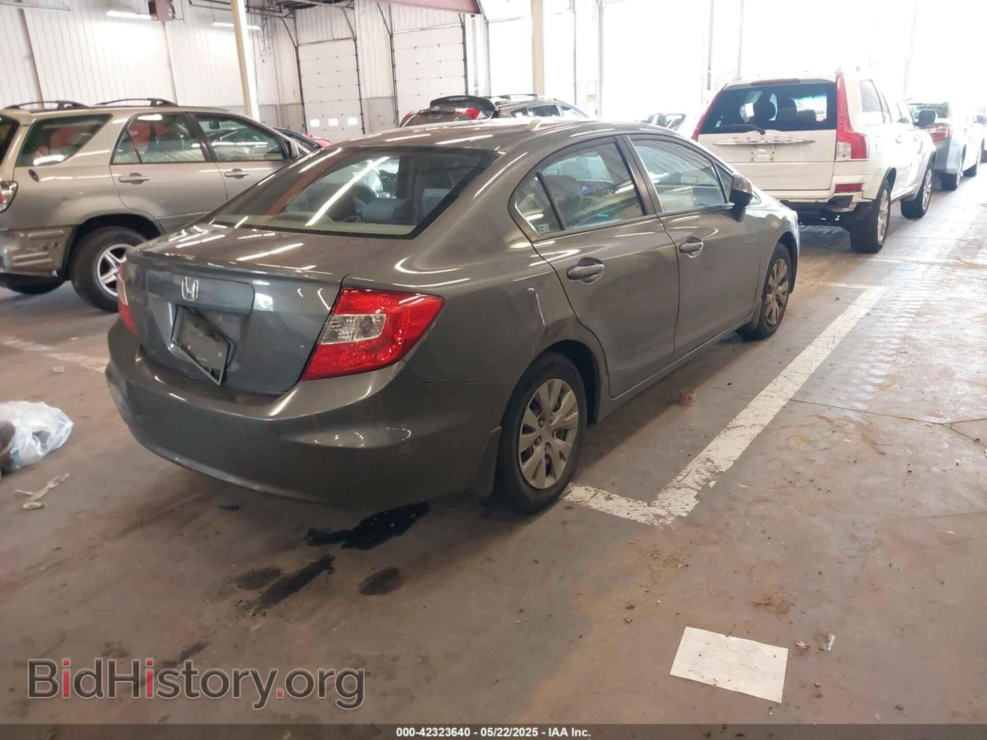 2012 HONDA CIVIC - VIN: 2HGFB2F54CH608978 - Фото 4