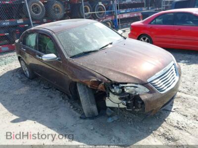 2012 Chrysler 200 Limited, burgundy — VIN 1C3CCBCG1CN169609, IAAI