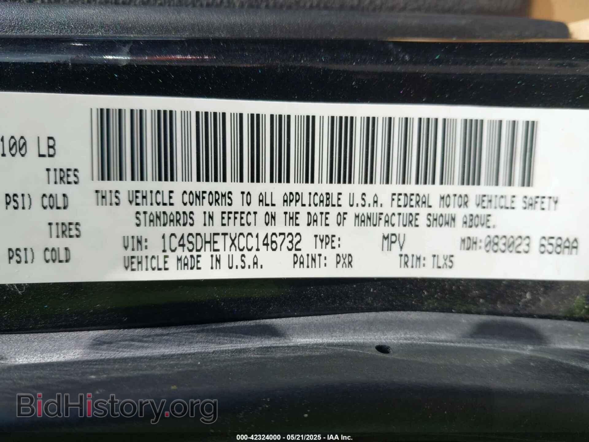 2012 DODGE DURANGO - VIN: 1C4SDHETXCC146732 - Photo 9