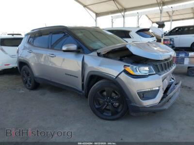 2019 Jeep COMPASS Altitude 4X4, серый — VIN 3C4NJDBB4KT754484, IAAI