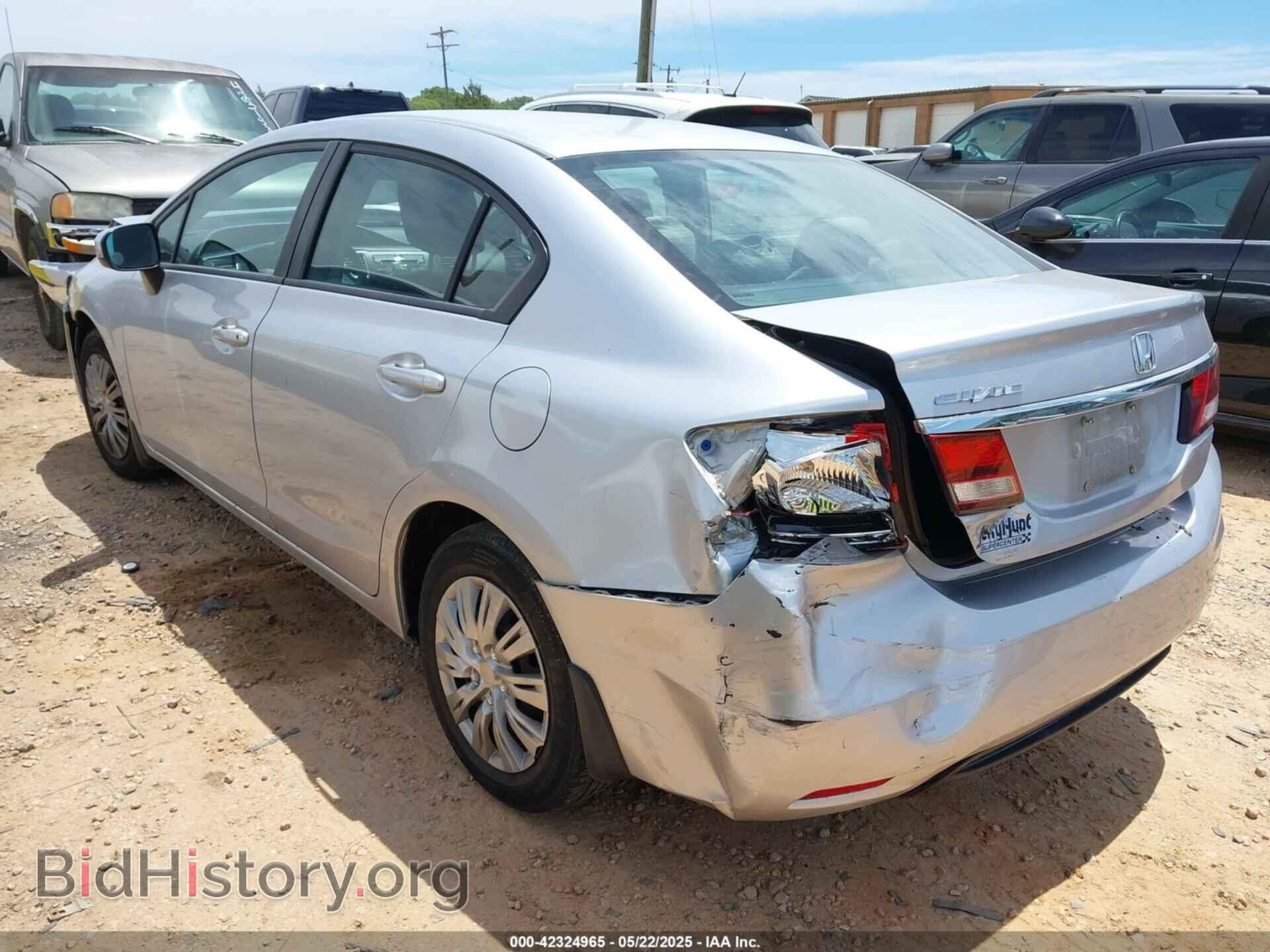 2014 HONDA CIVIC - VIN: 2HGFB2F53EH501472 - Фото 3