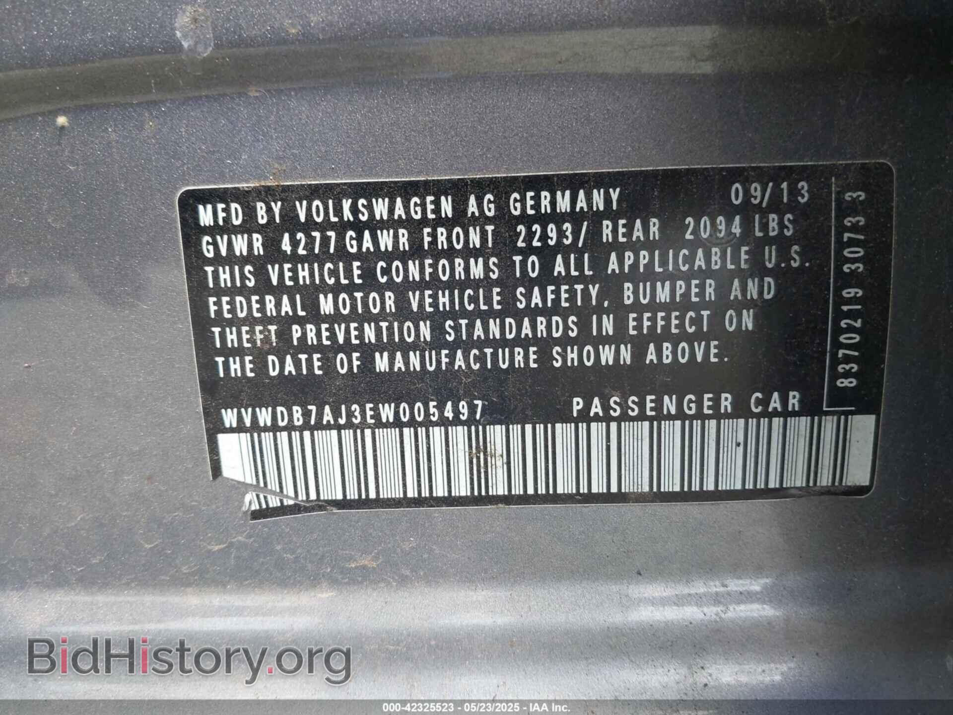 2014 VOLKSWAGEN GOLF - VIN: WVWDB7AJ3EW005497 - Фото 9