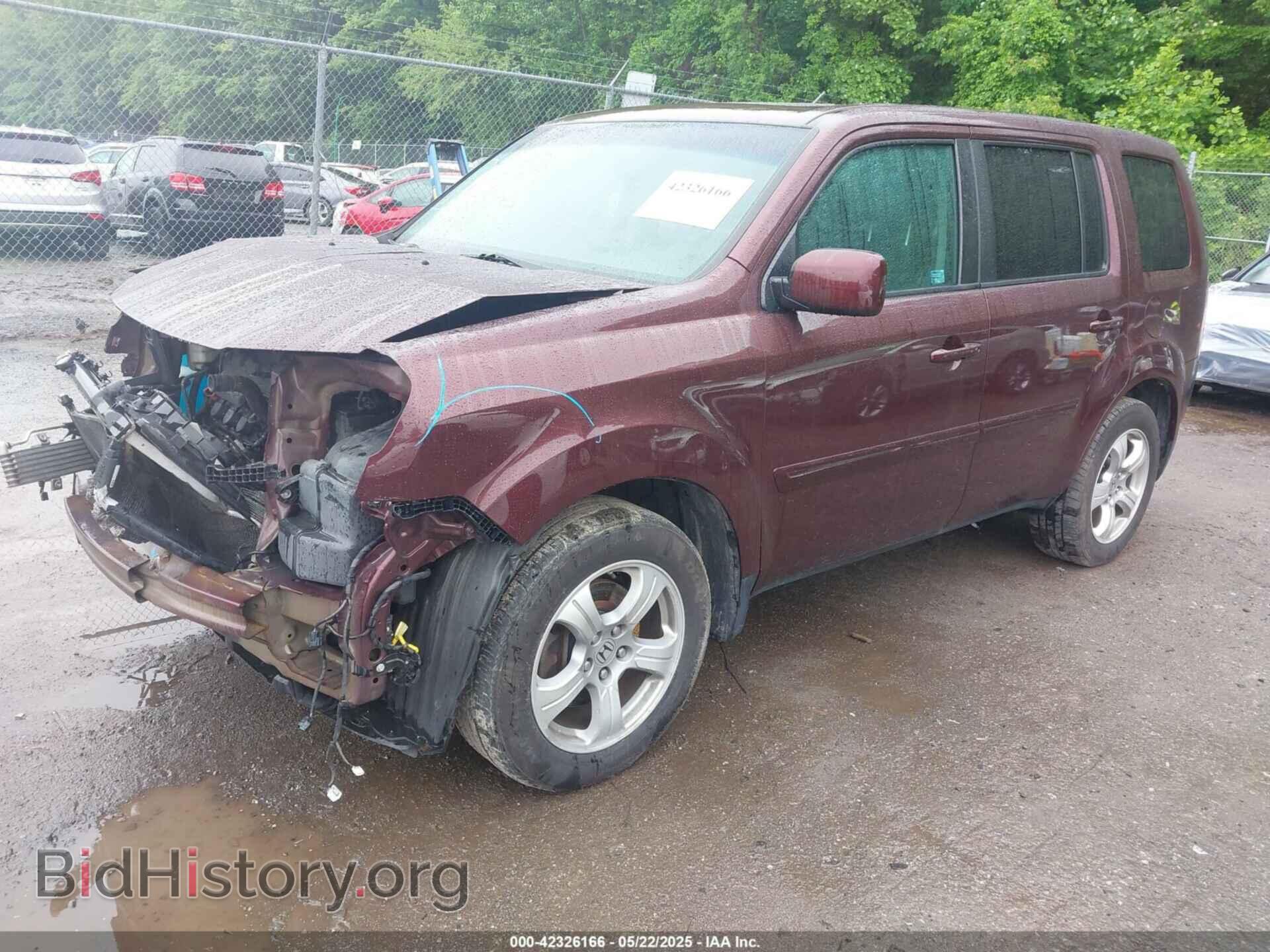 2014 HONDA PILOT - VIN: 5FNYF4H51EB049905 - Фото 2