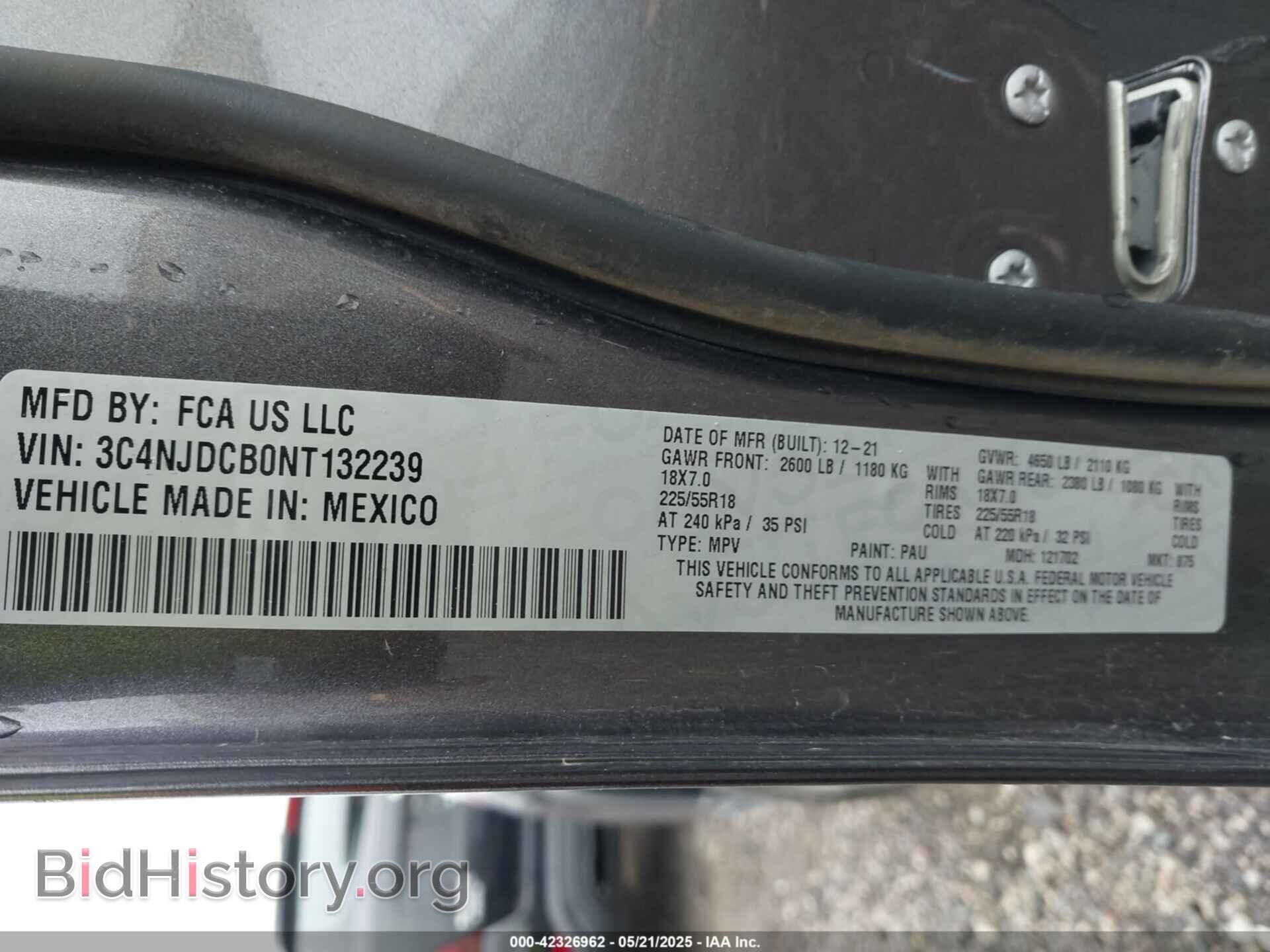 2022 JEEP COMPASS - VIN: 3C4NJDCB0NT132239 - Фото 9