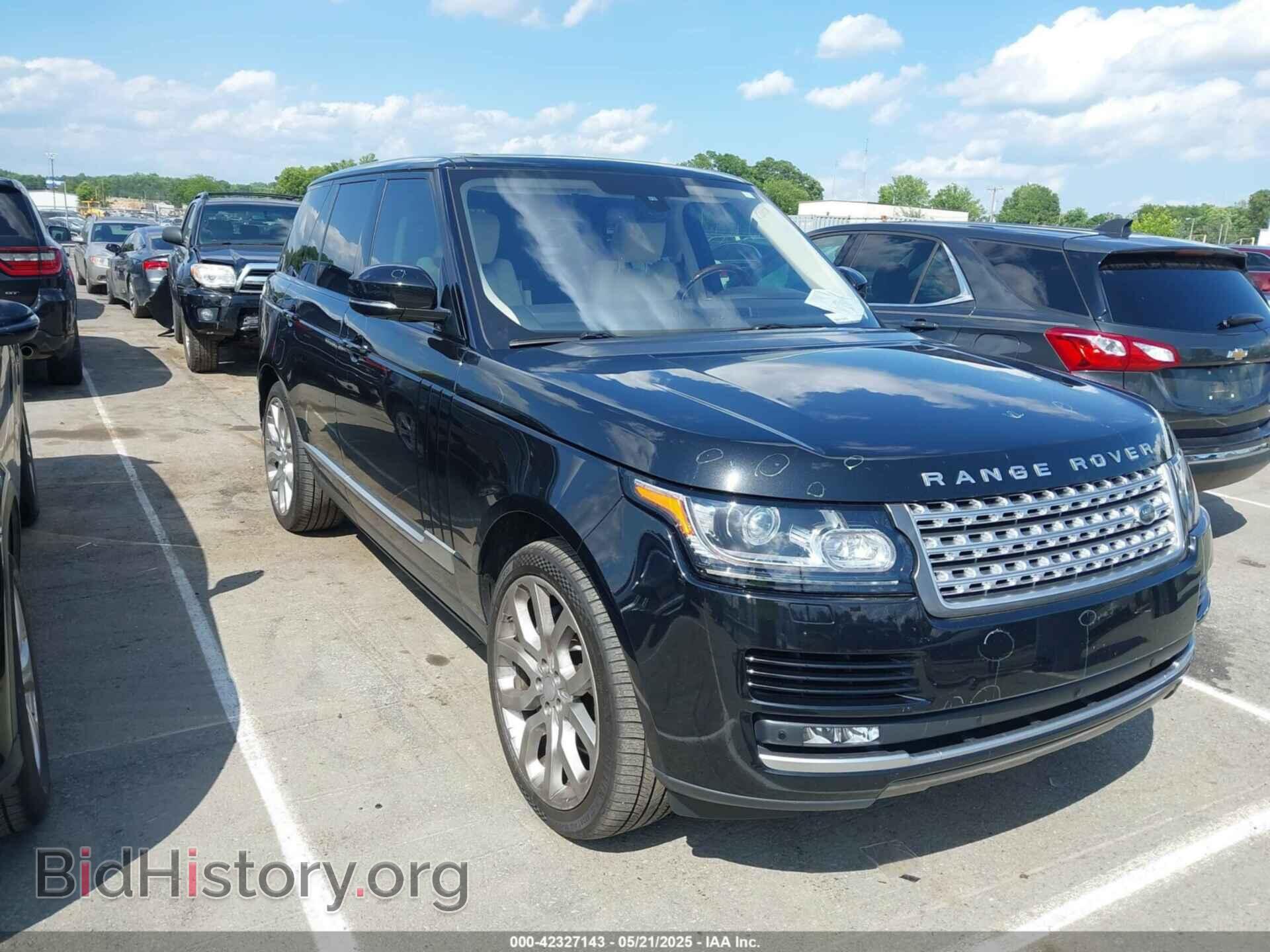 Фотография SALGS2EF6GA254200 - LAND ROVER RANGE ROVER 2016