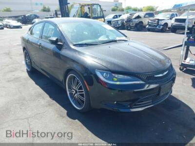 2015 Chrysler 200 S, black — VIN 1C3CCCBB5FN561069, IAAI
