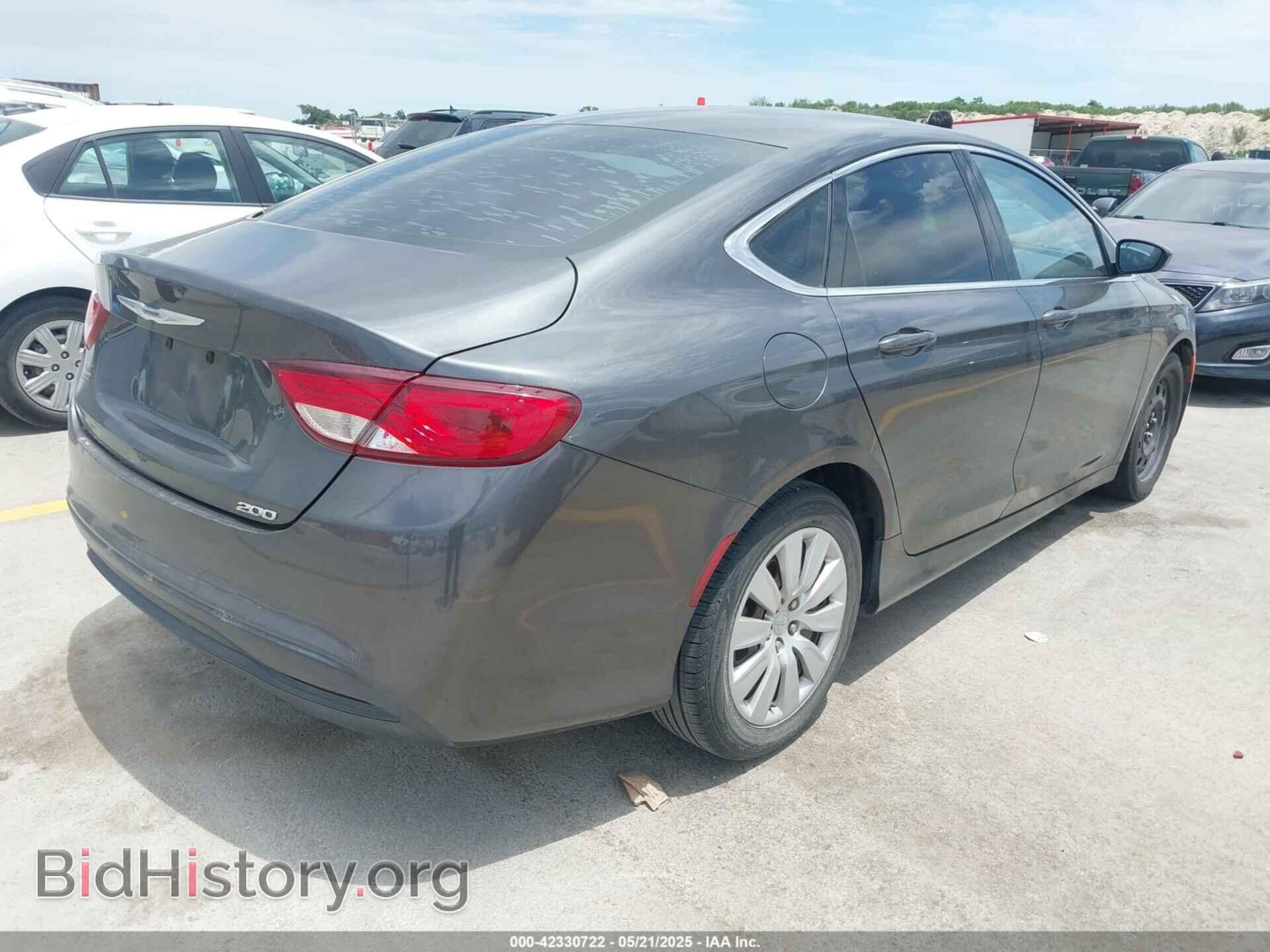 2015 CHRYSLER 200 - VIN: 1C3CCCFB5FN588802 - Фото 4