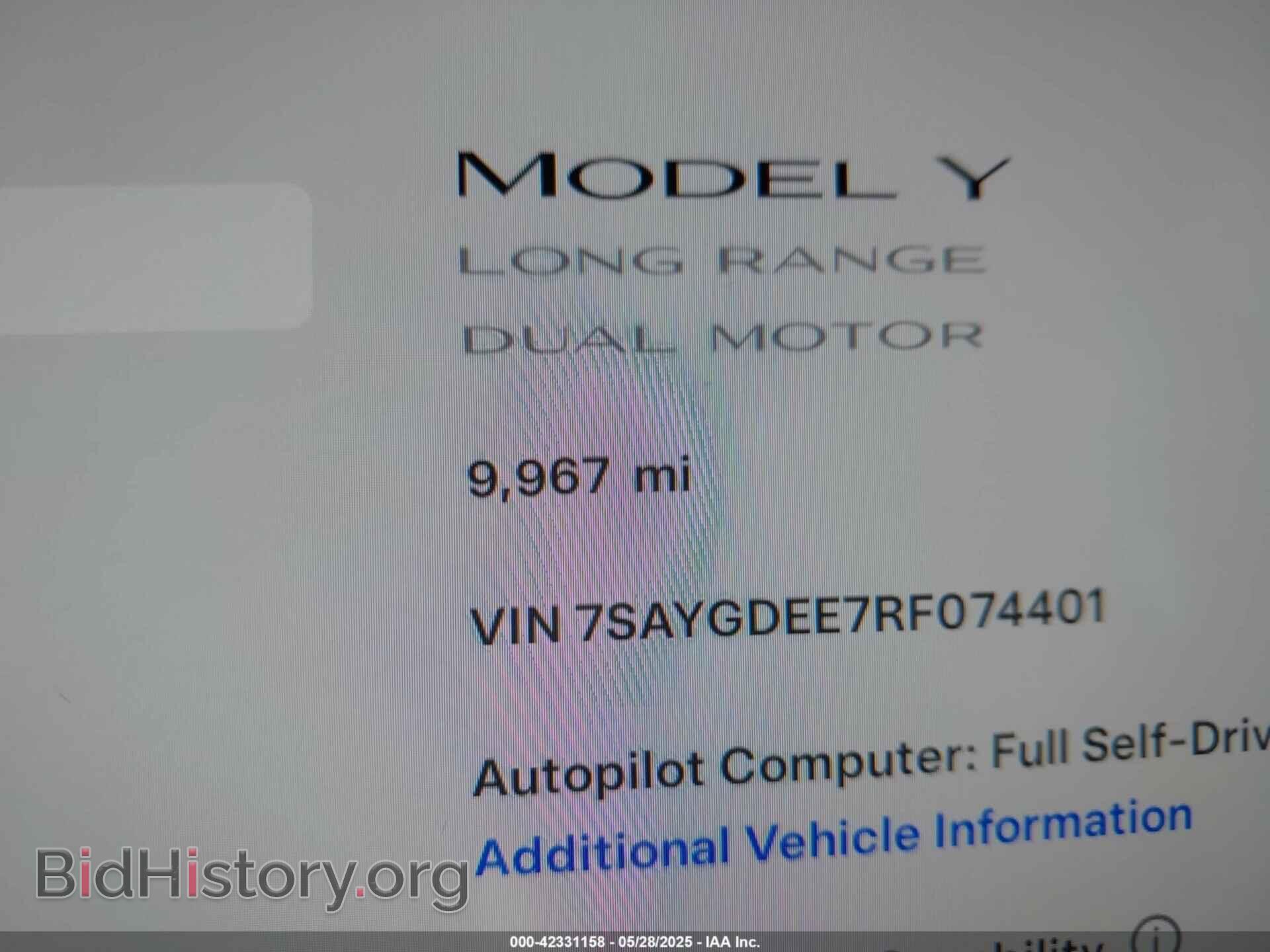 2024 TESLA MODEL Y - VIN: 7SAYGDEE7RF074401 - Фото 16